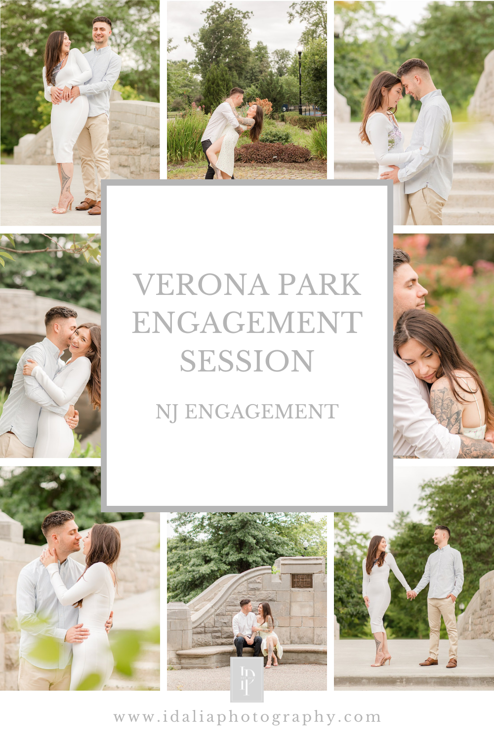 summertime Verona Park engagement session