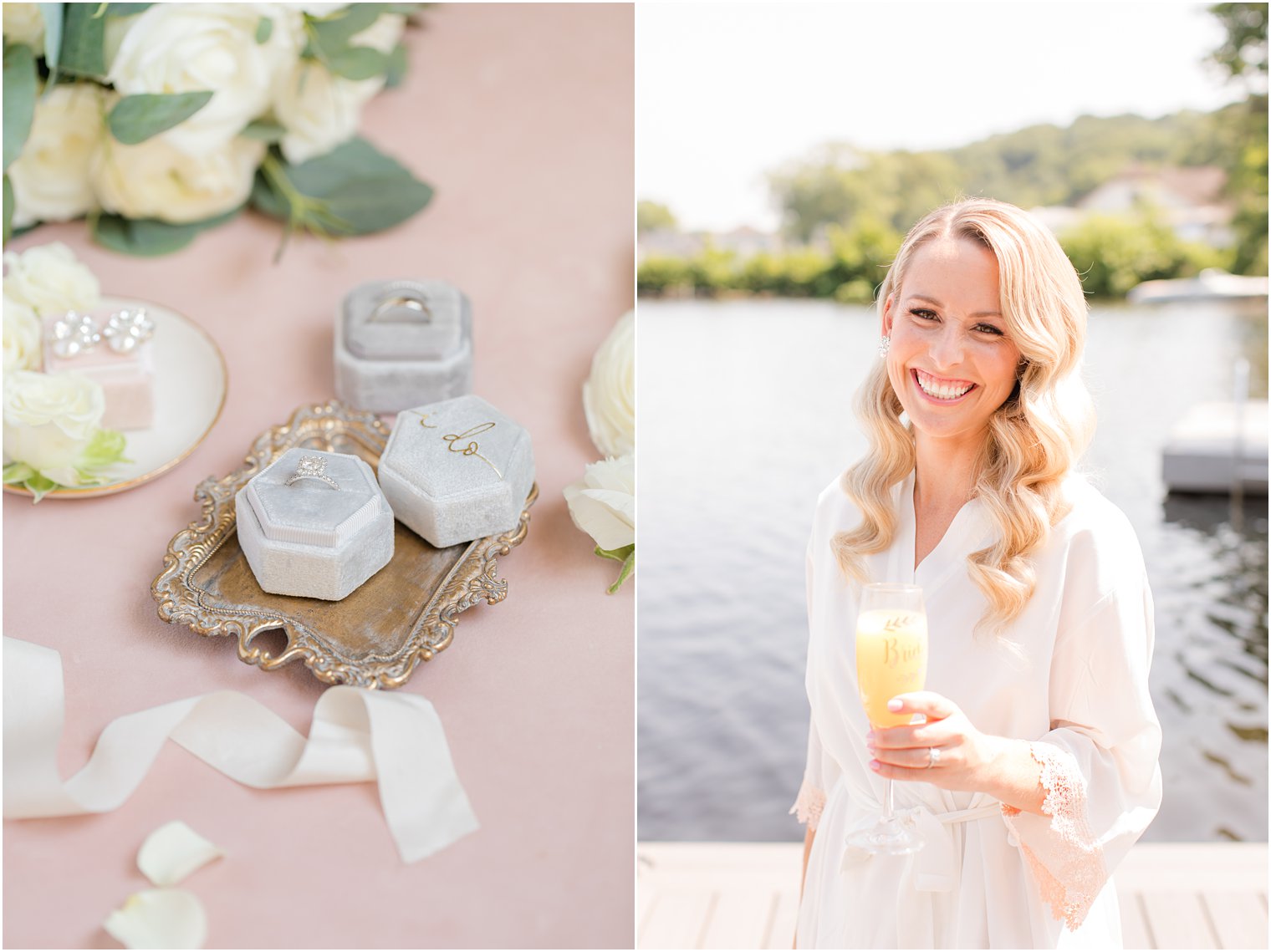 bride prepares for NJ wedding day at Indian Trail Club