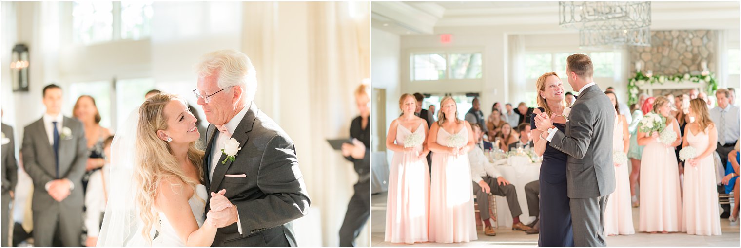 parent dances for bride and groom at New Jersey wedding reception