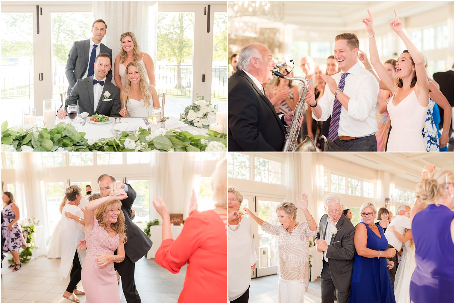party guests dance during New Jersey wedding reception