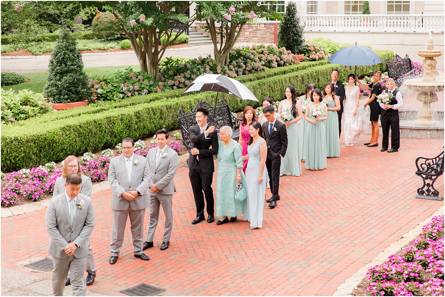 wedding guests enter wedding ceremony at Ashford Estate 