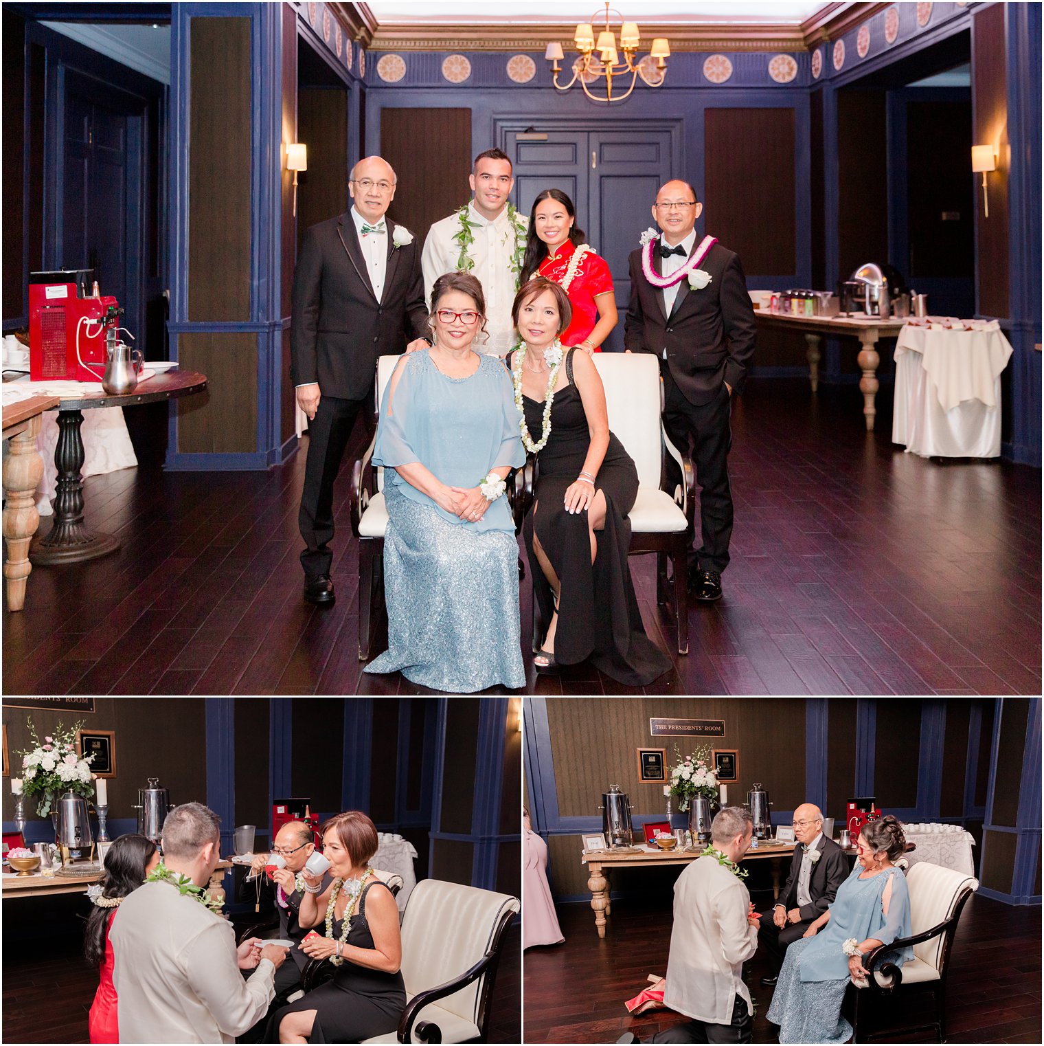 tea ceremony during PA wedding at the Ballroom at the Ben