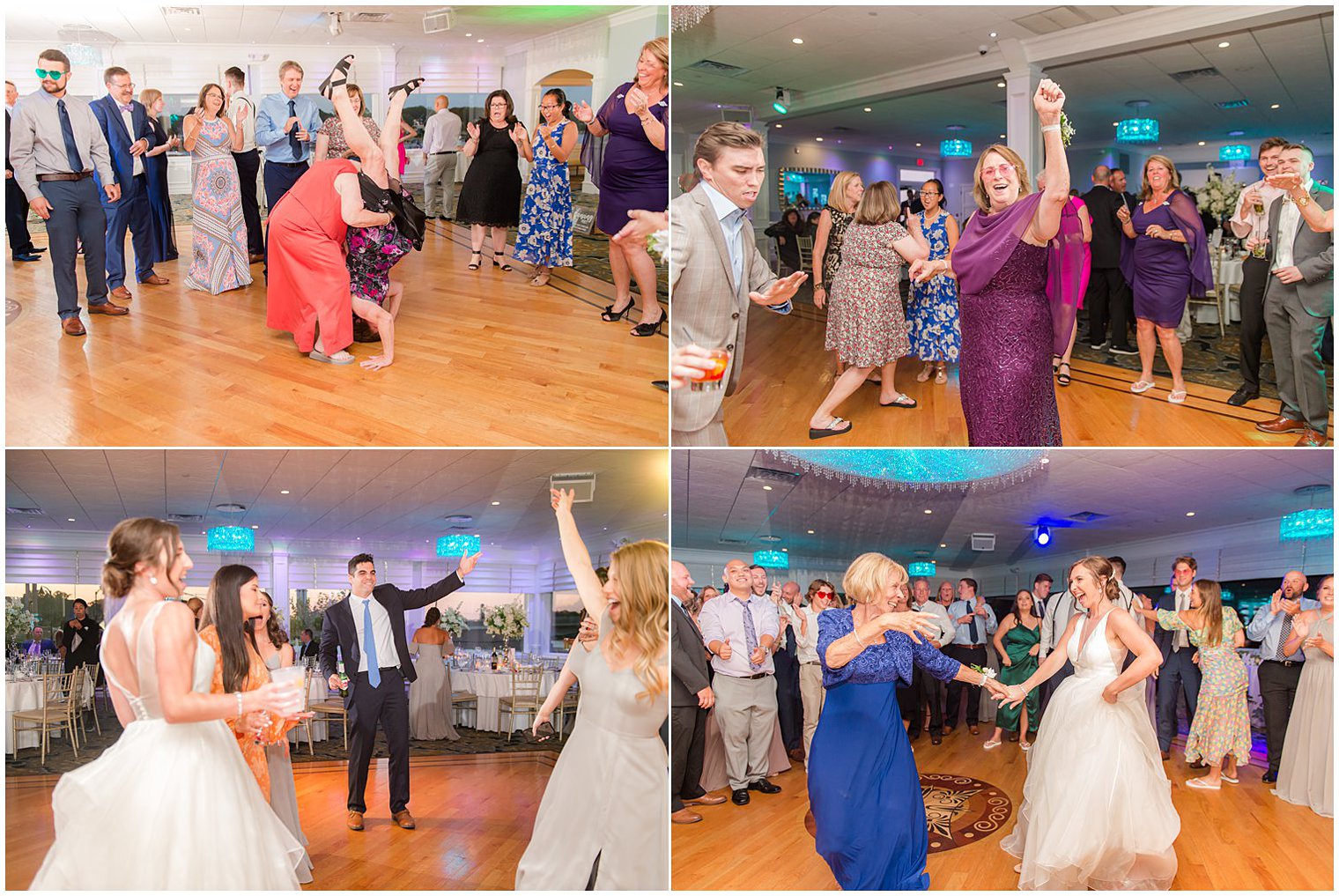 guests dance during NJ wedding reception