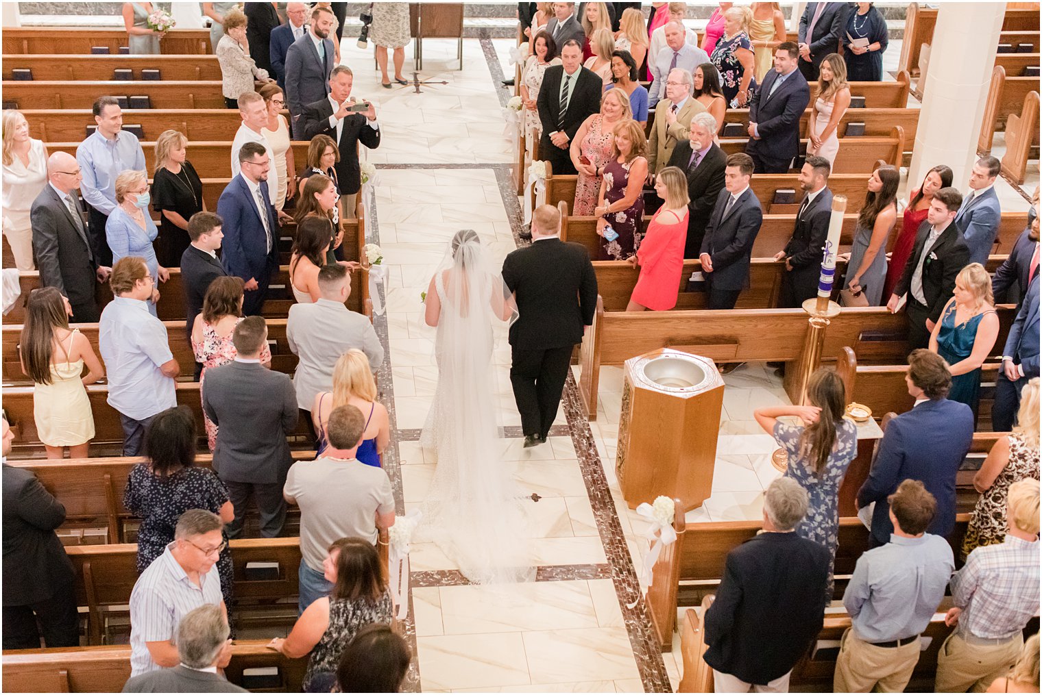  traditional wedding ceremony at St. James church