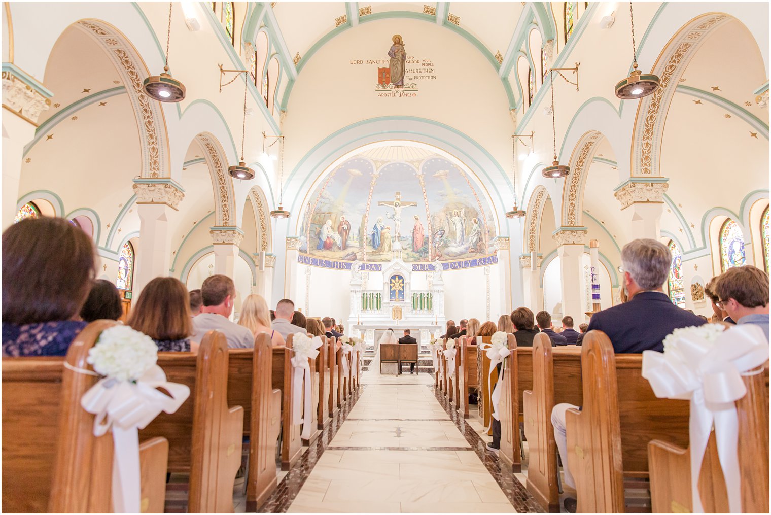  traditional wedding ceremony at St. James church