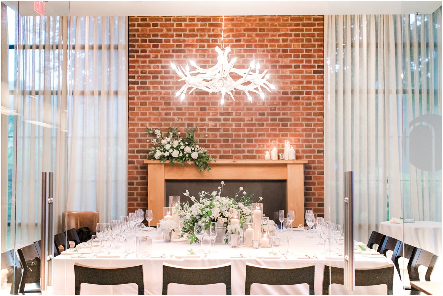 elegant wedding reception at Ninety Acres for microwedding