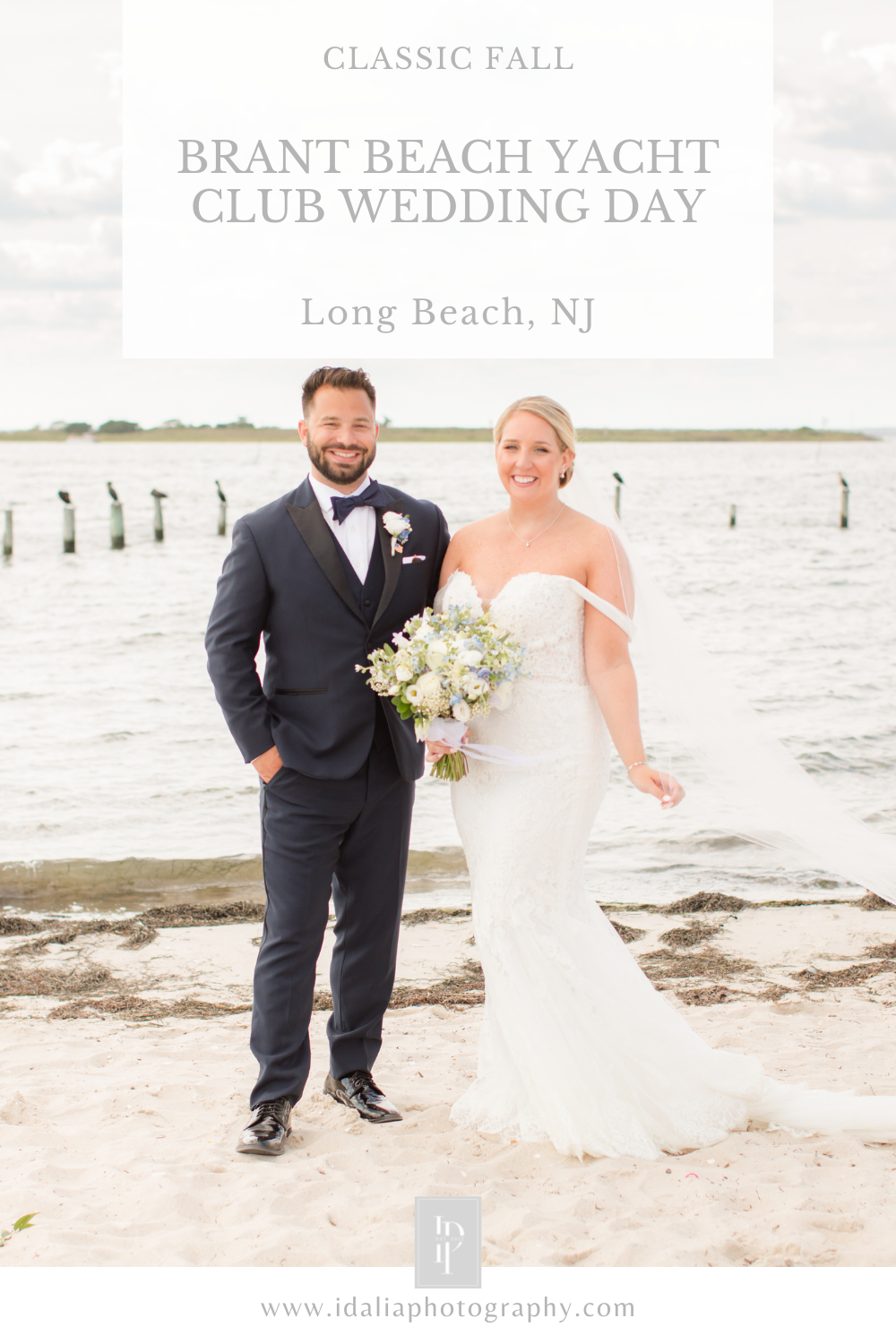 classic fall wedding at Brant Beach Yacht Club