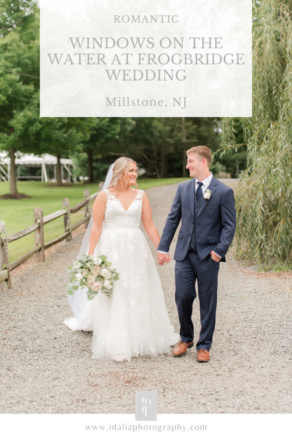romantic fall wedding at the Windows on the Water at Frogbridge