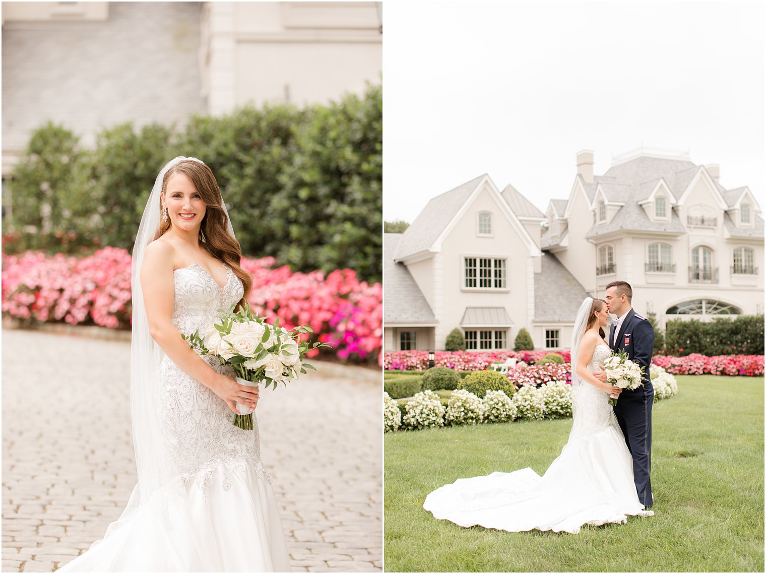 Park Chateau Estate wedding portraits of bride and groom