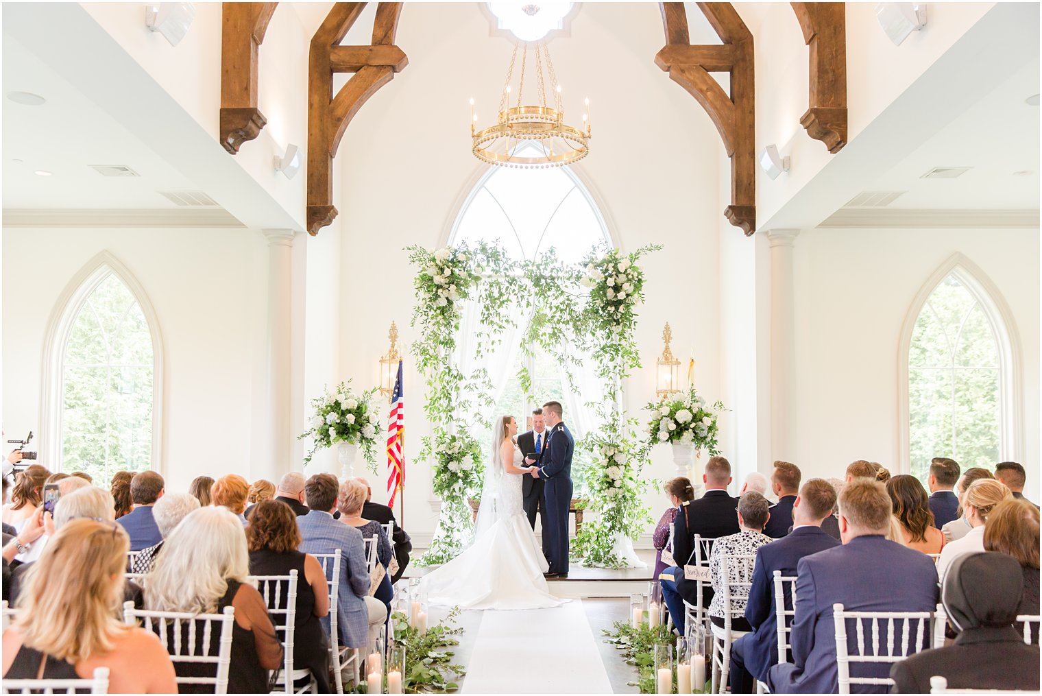 East Brunswick NJ wedding ceremony in chapel