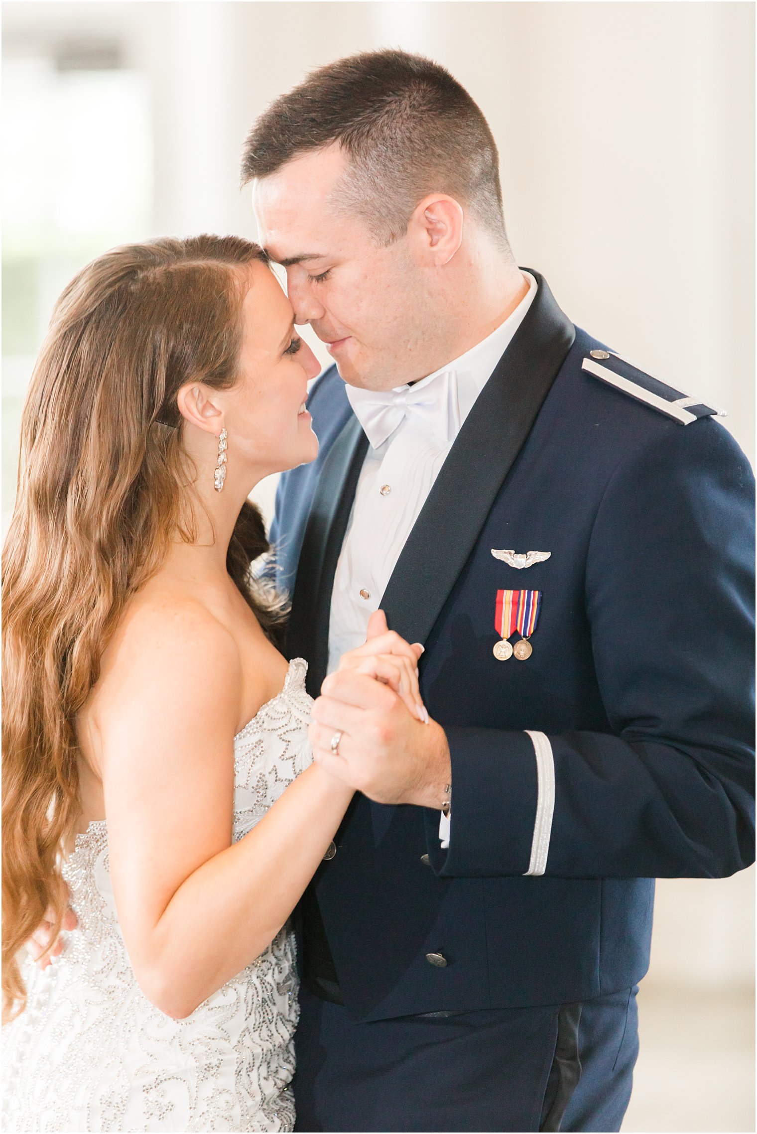 newlyweds have first dance during East Brunswick NJ wedding reception