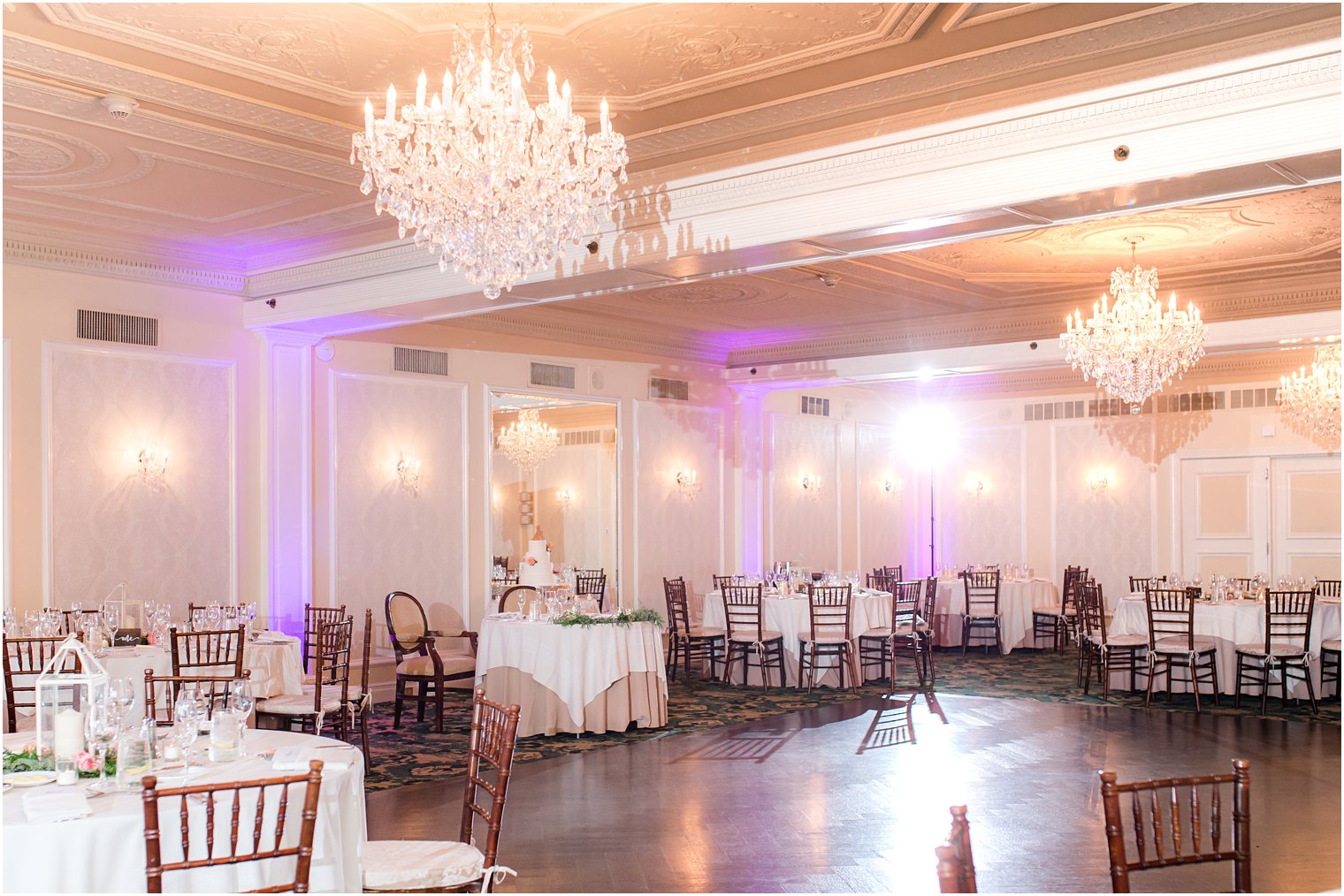 reception space at Molly Pitcher Inn