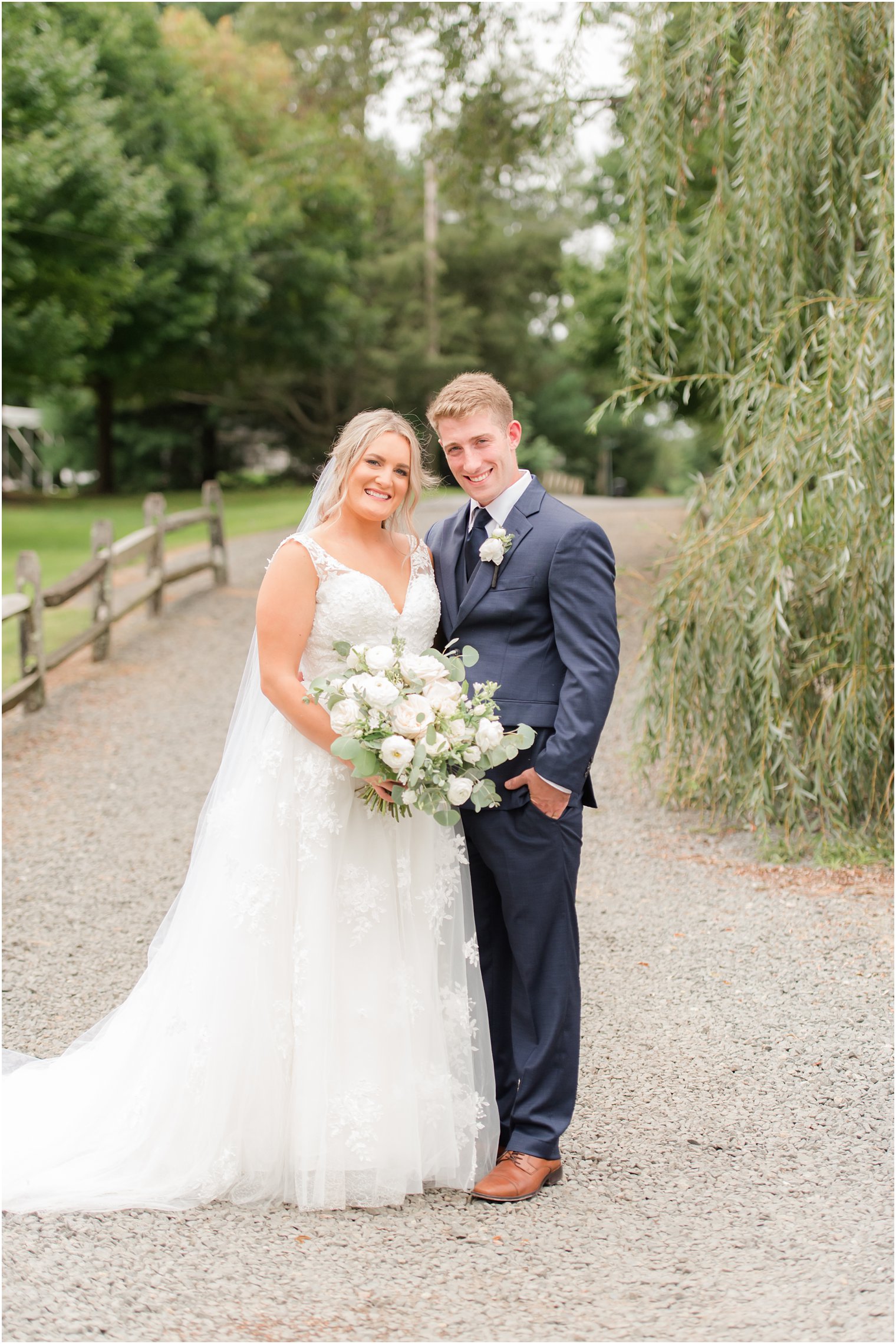 Windows on the Water at Frogbridge wedding portraits of bride and groom