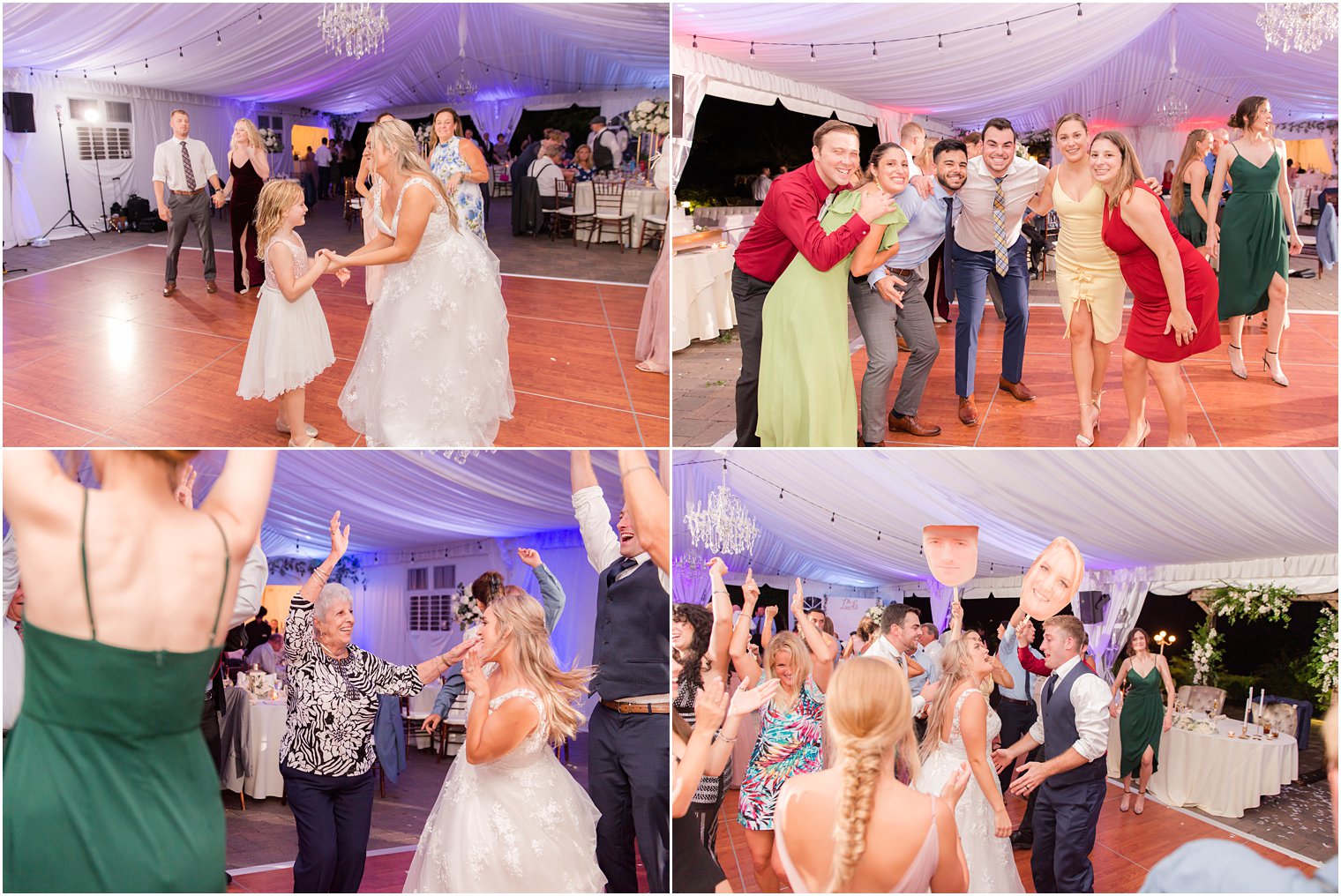 guest dance during NJ wedding reception