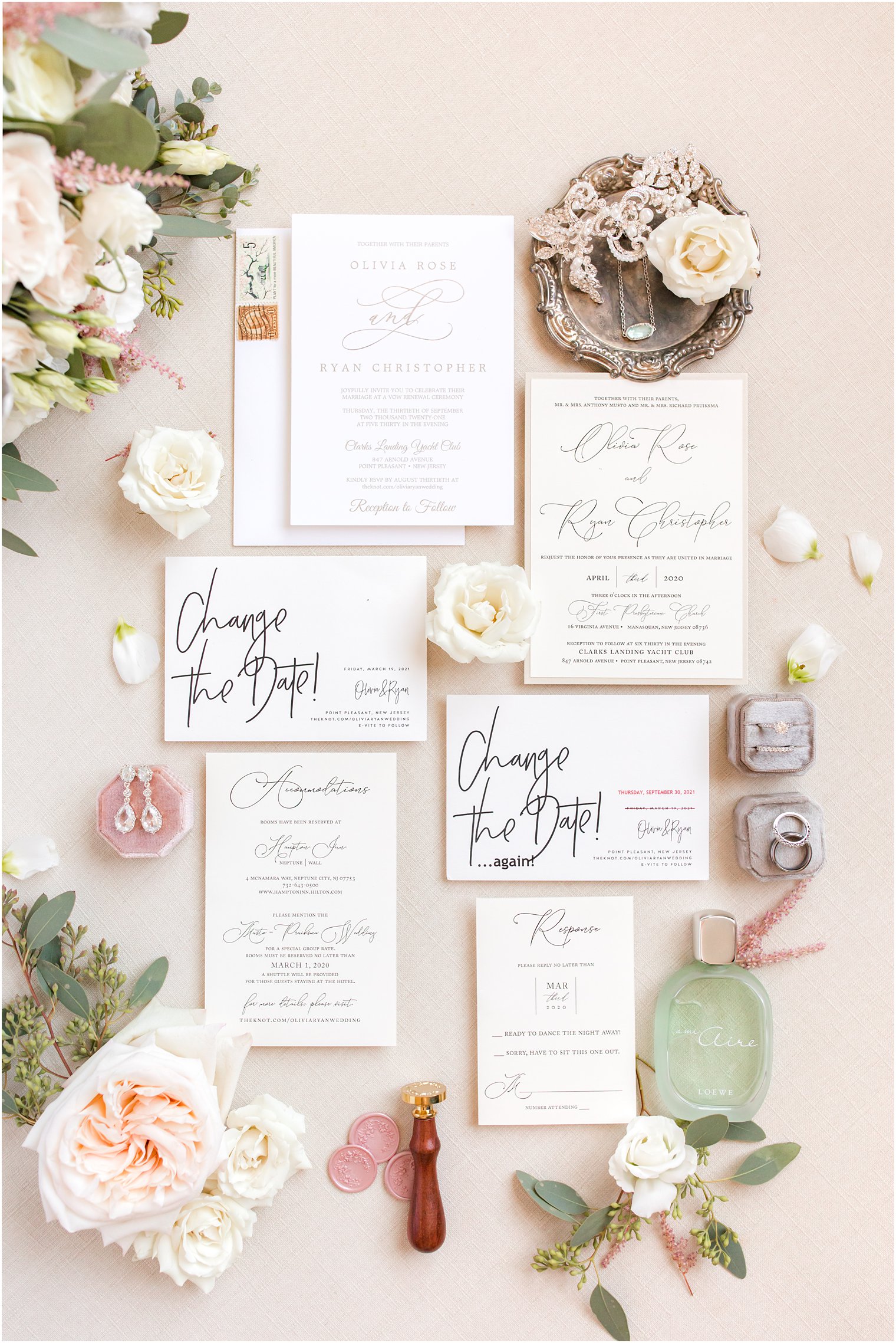 classic wedding invitations by Art Paper Scissors for NJ wedding