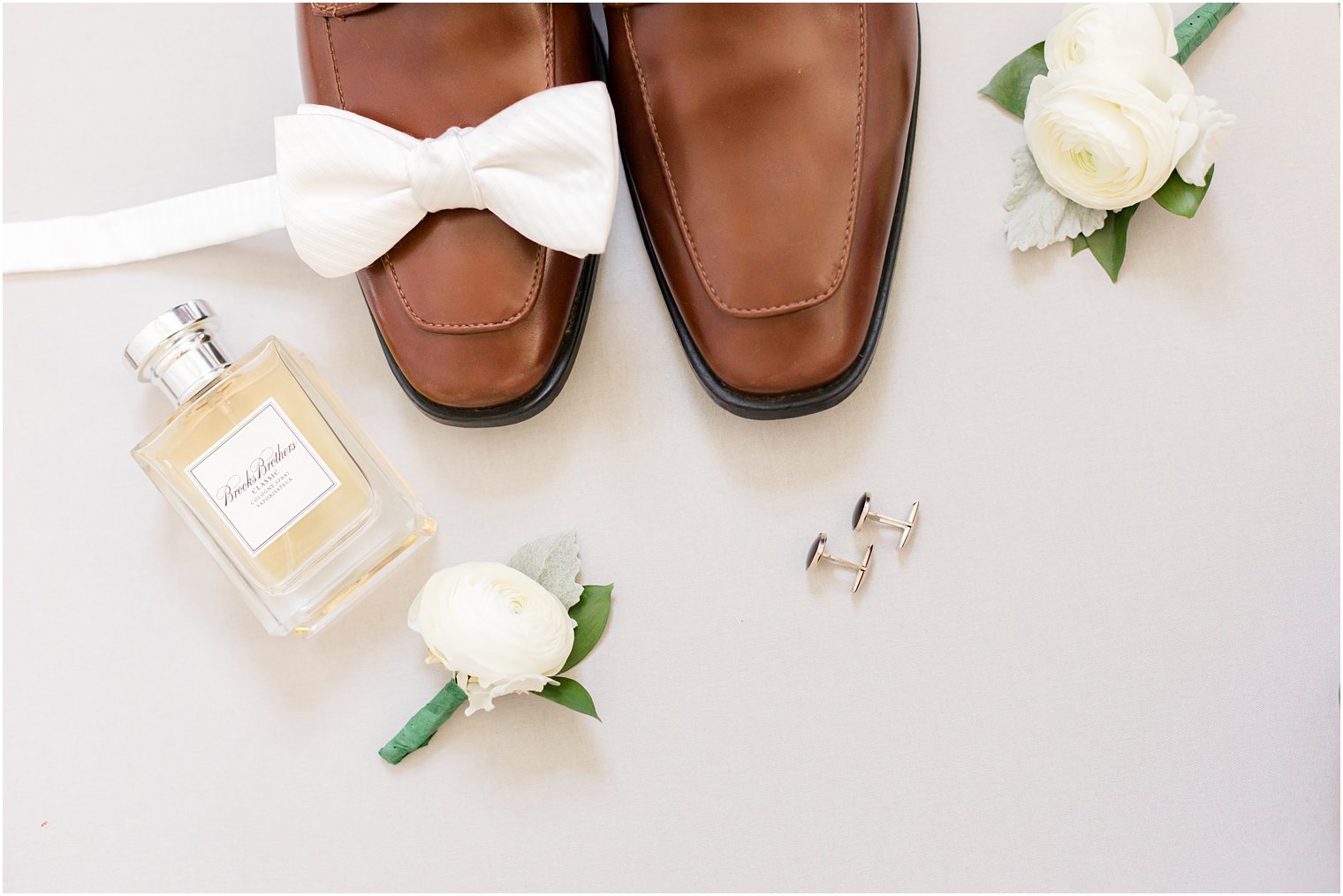 groom's details for NJ wedding day