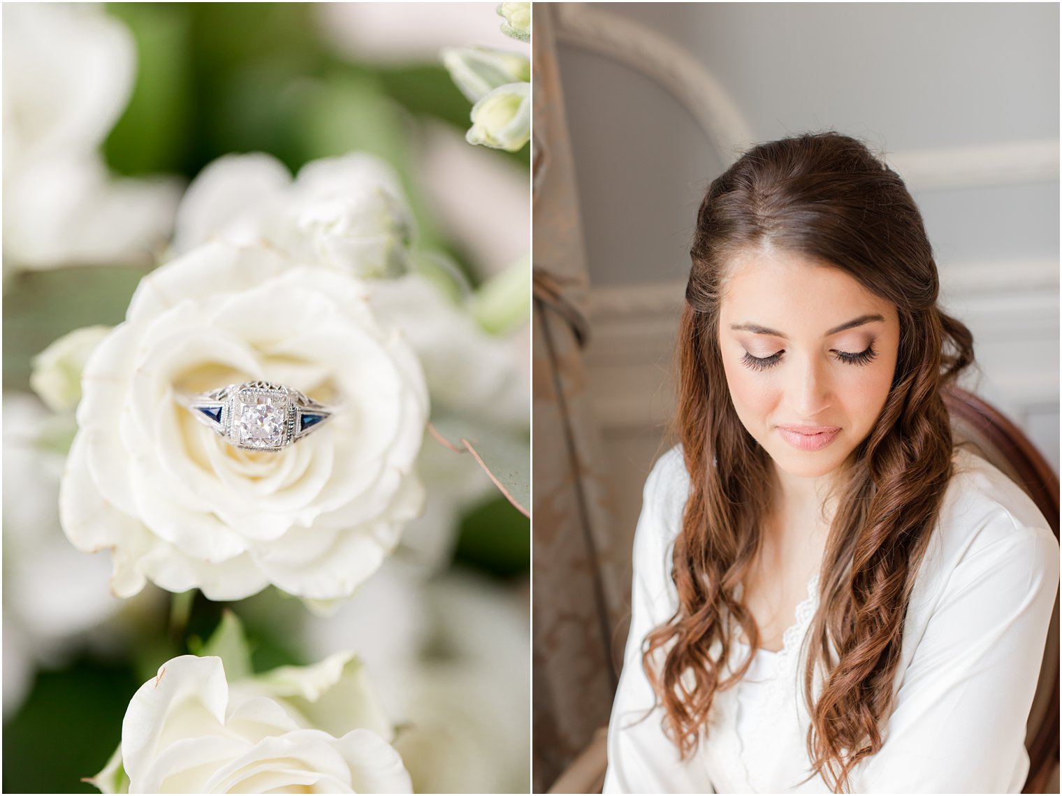 bride prepares for NJ wedding day