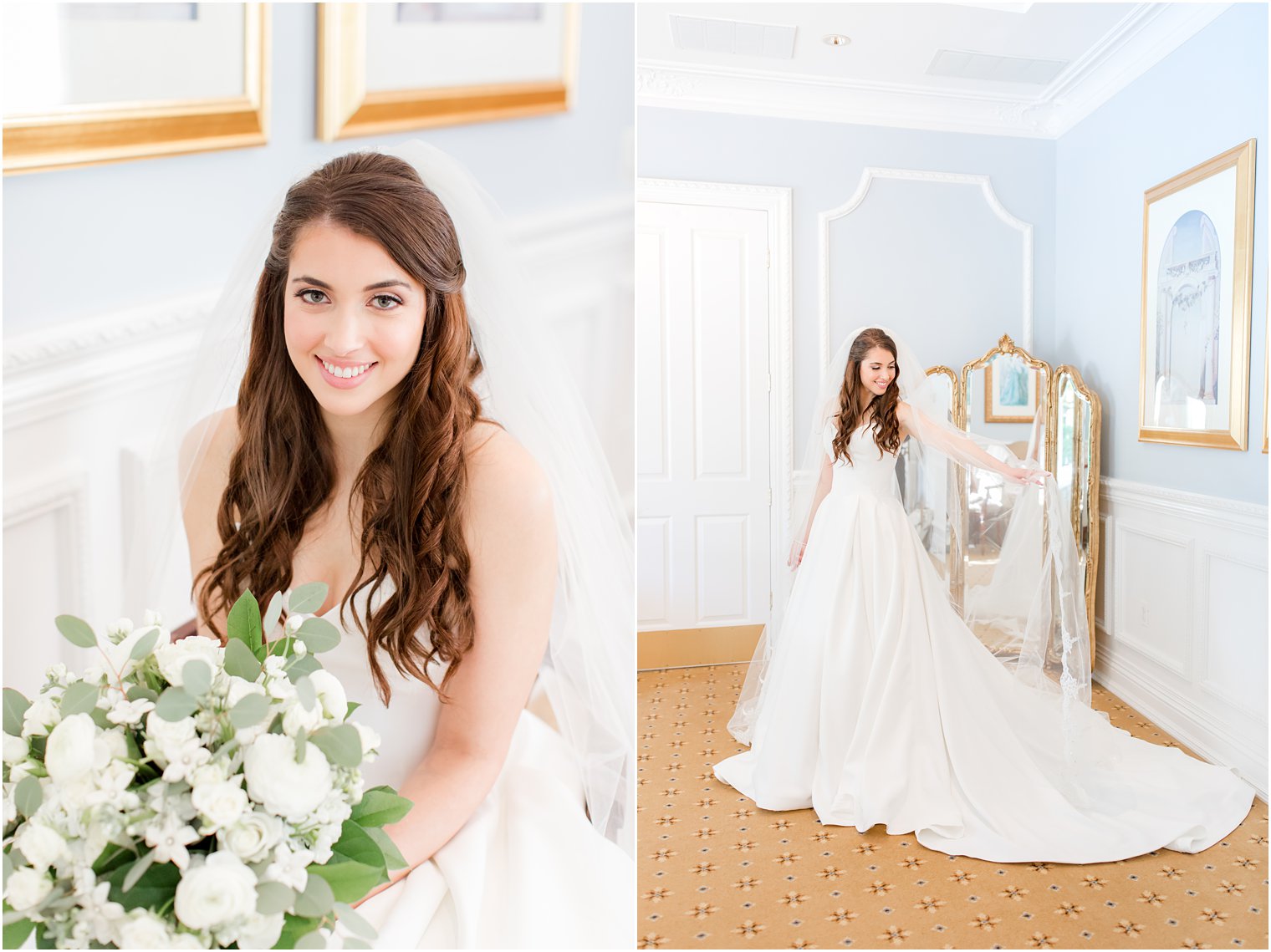 bridal portraits for Farmingdale NJ bride