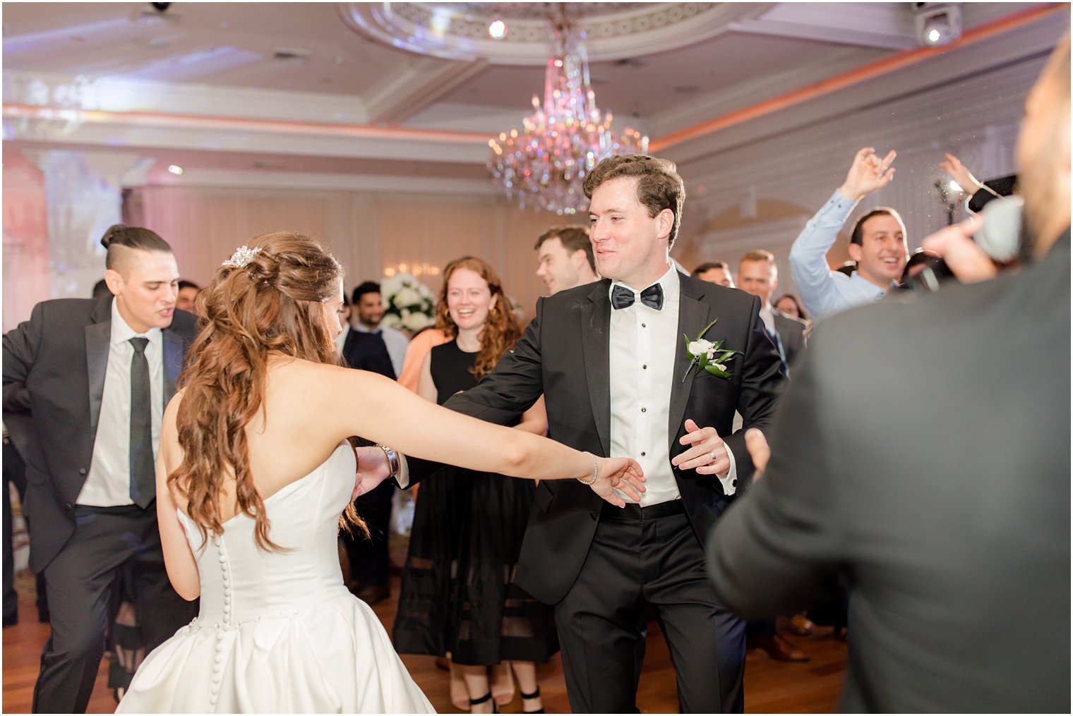 bride and groom dance at Farmingdale NJ wedding reception