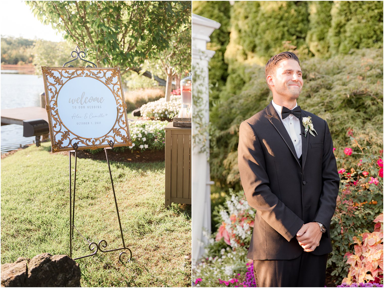 the Mill Lakeside Manor wedding ceremony details