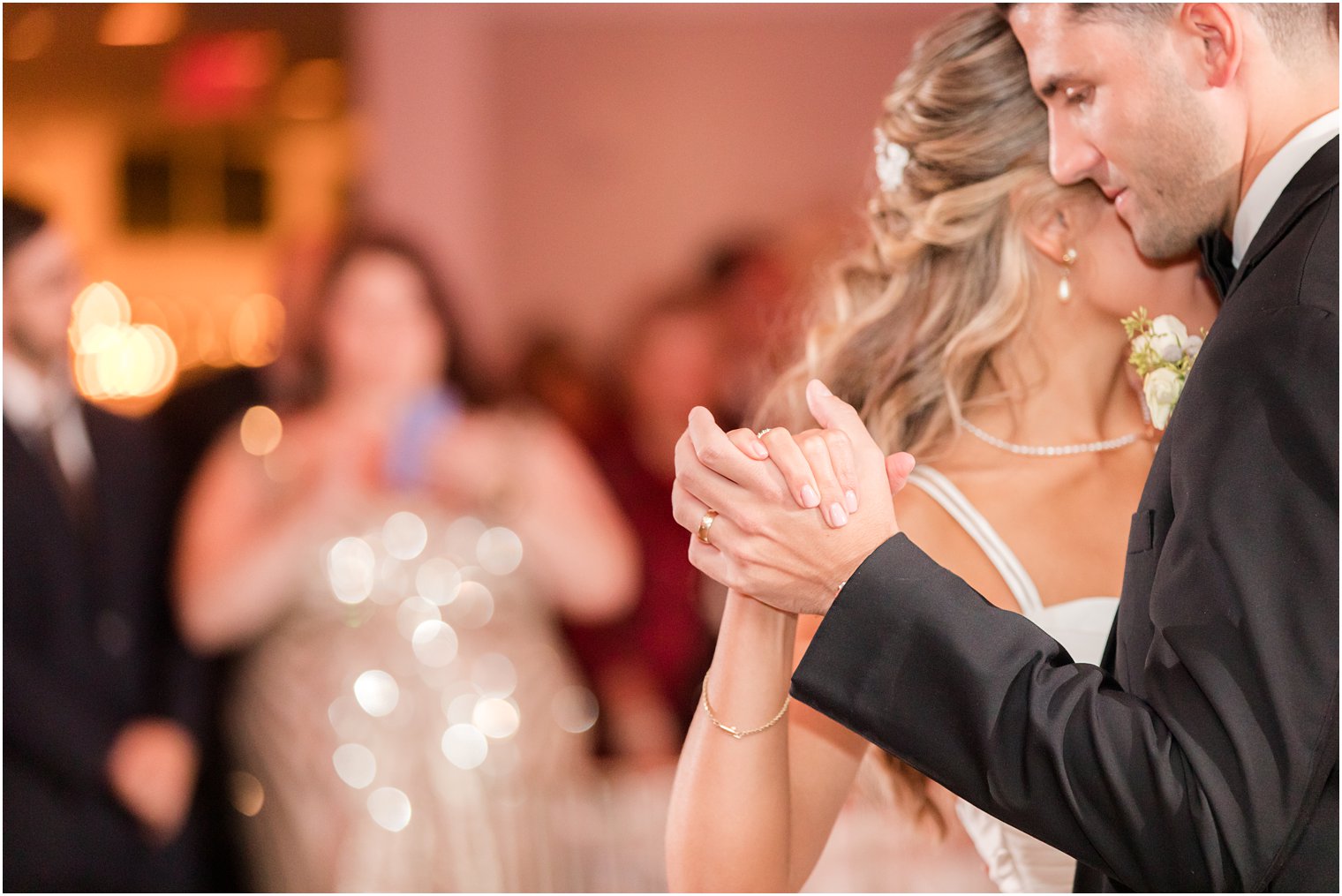 newlyweds dance during NJ wedding reception