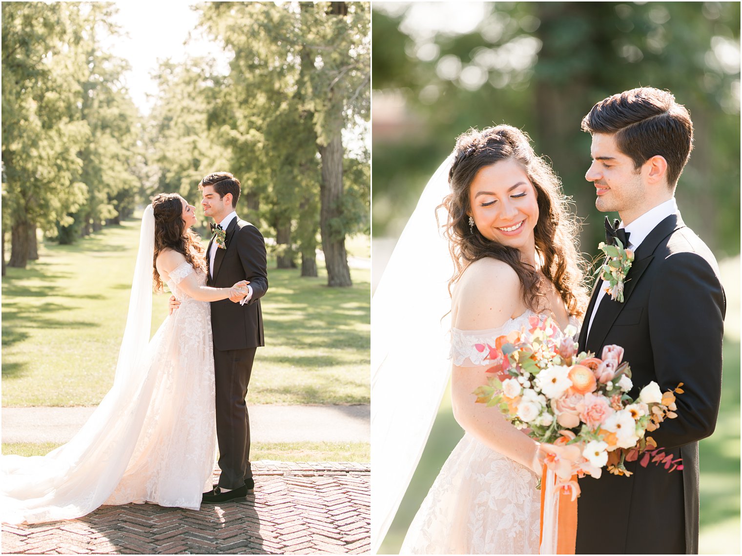 bride and groom dance in Sands Point NY