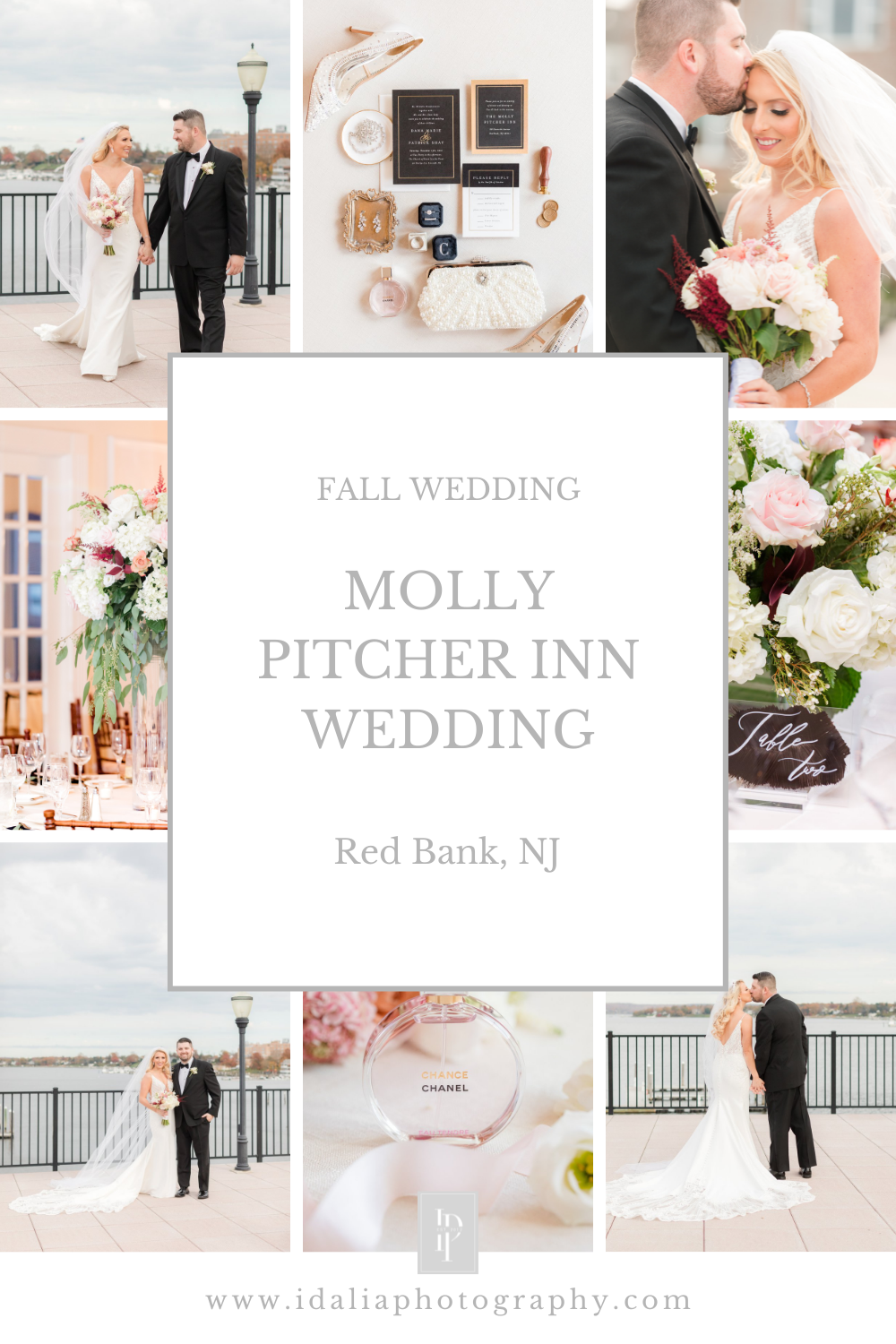 Timeless Wedding at the Molly Pitcher Inn in Red Bank, NJ photographed by New Jersey wedding photographer Idalia Photography