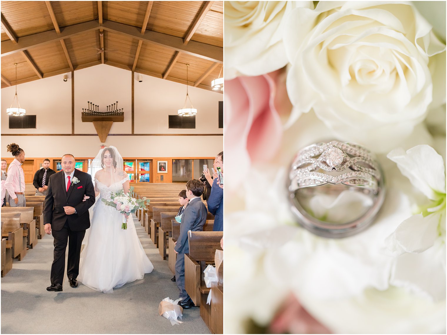 traditional wedding ceremony at Saint Matthew the Apostle church