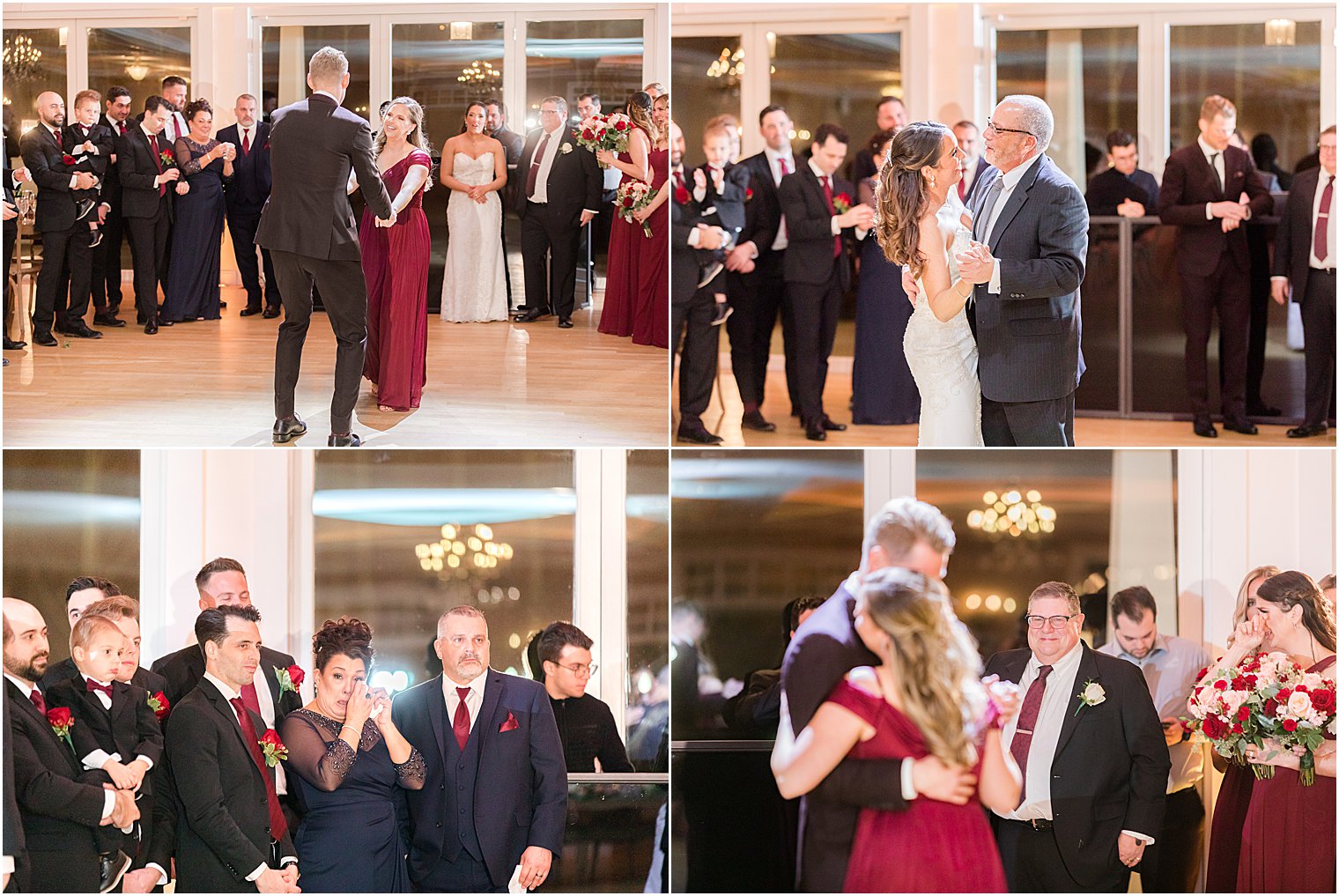 parent dances during NJ wedding reception