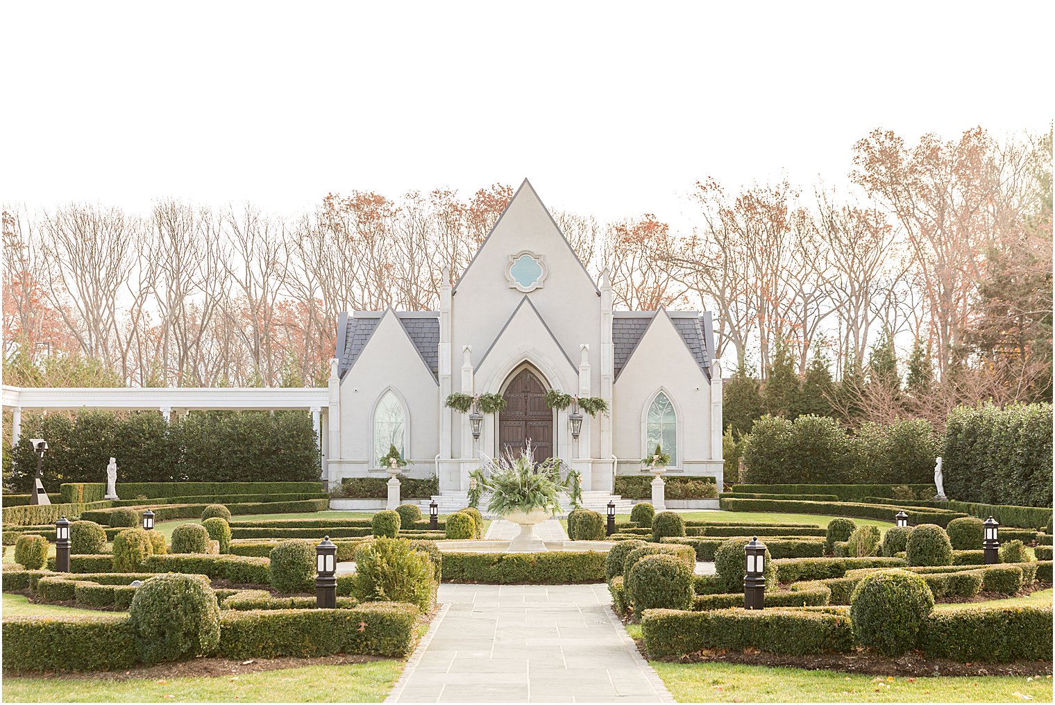 winter Park Chateau Estate wedding at chapel 