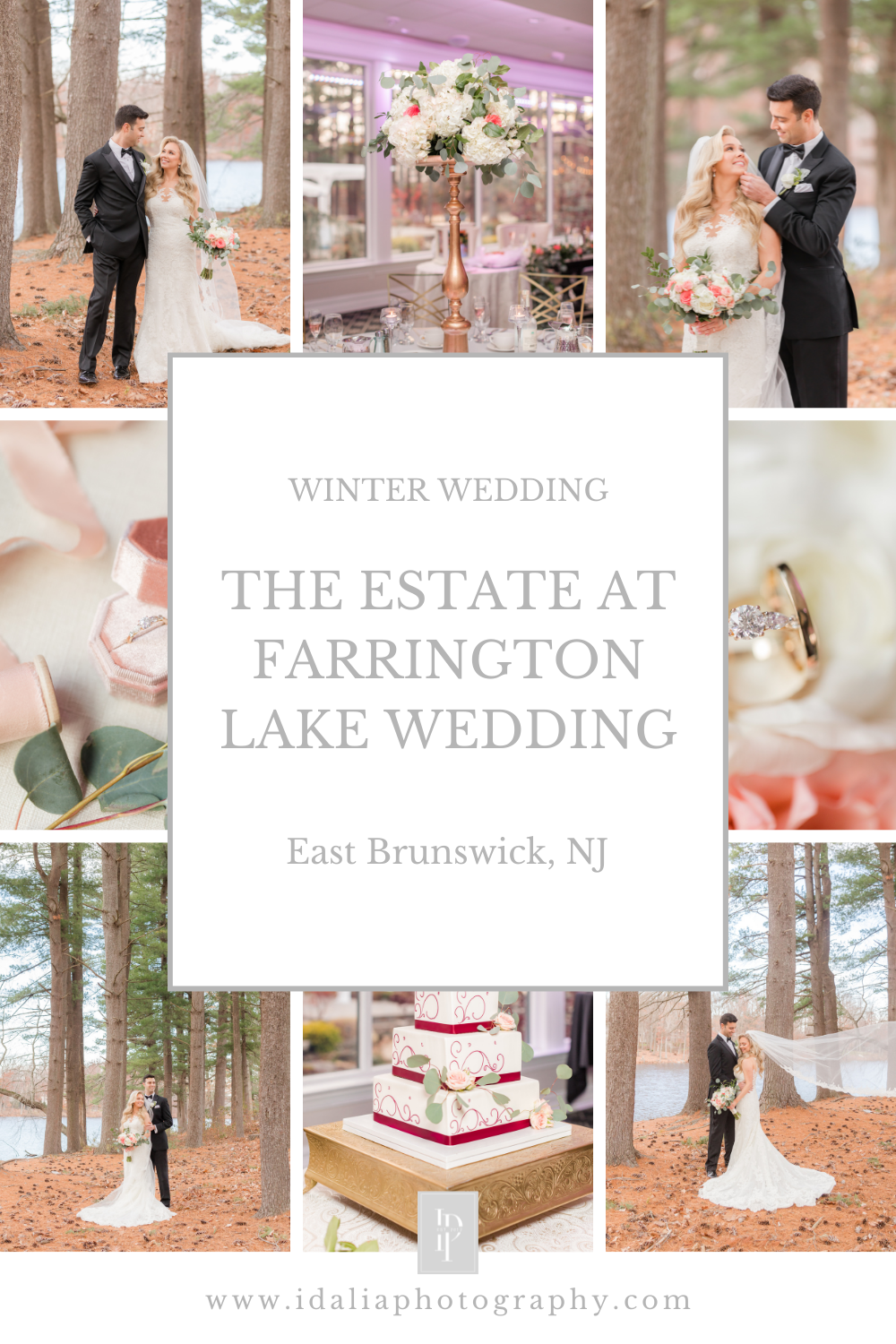 winter wedding at the Estate at Farrington Lake
