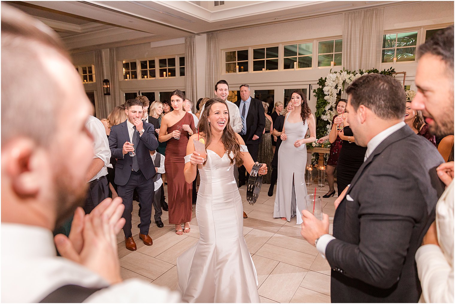 bride dances during Franklin Lakes NJ wedding reception