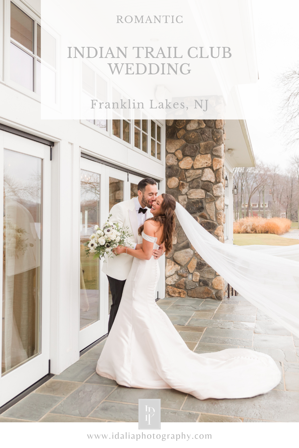 winter wedding at Indian Trail Club in Franklin Lakes, NJ