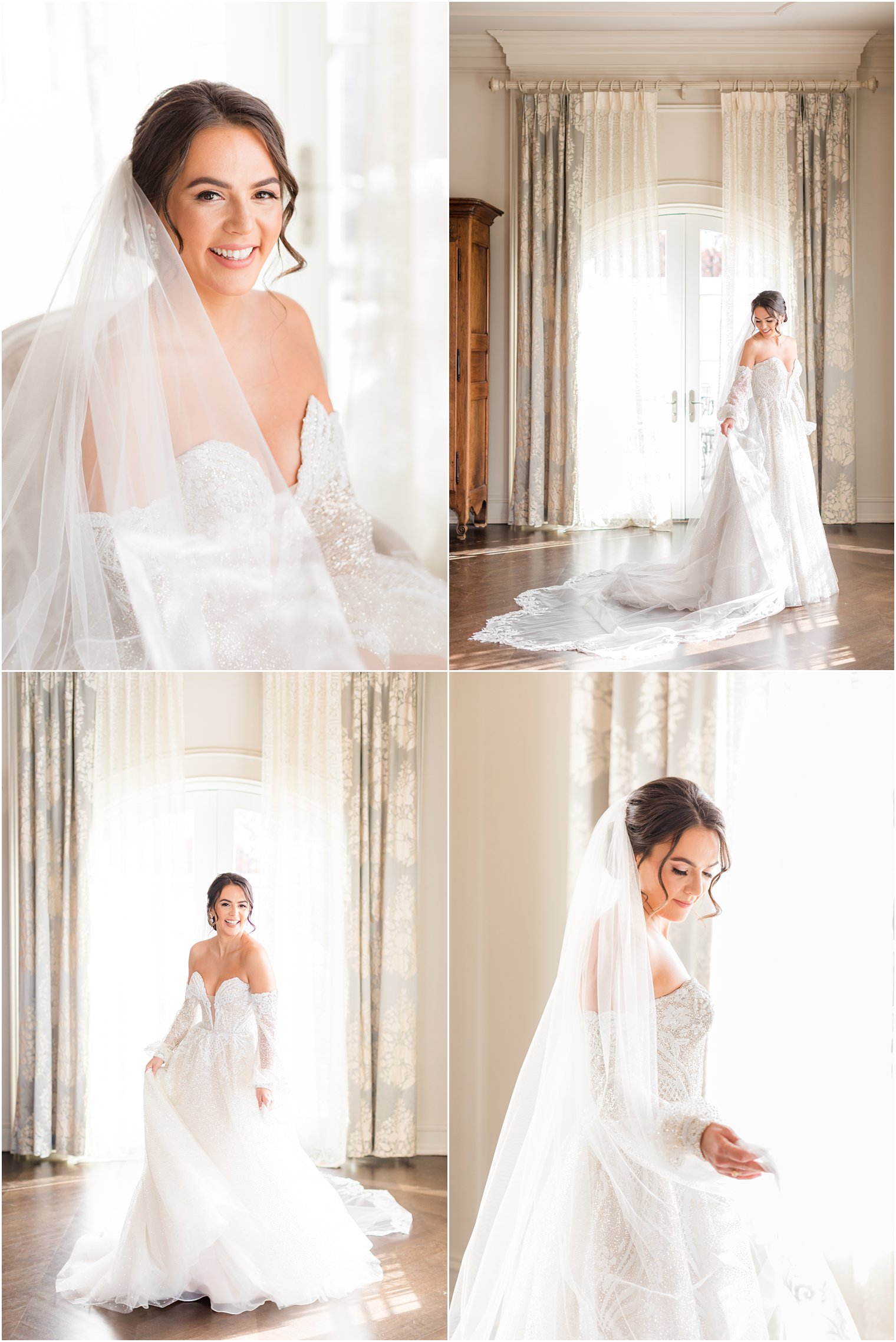 Park Chateau Estate bridal portraits in suite