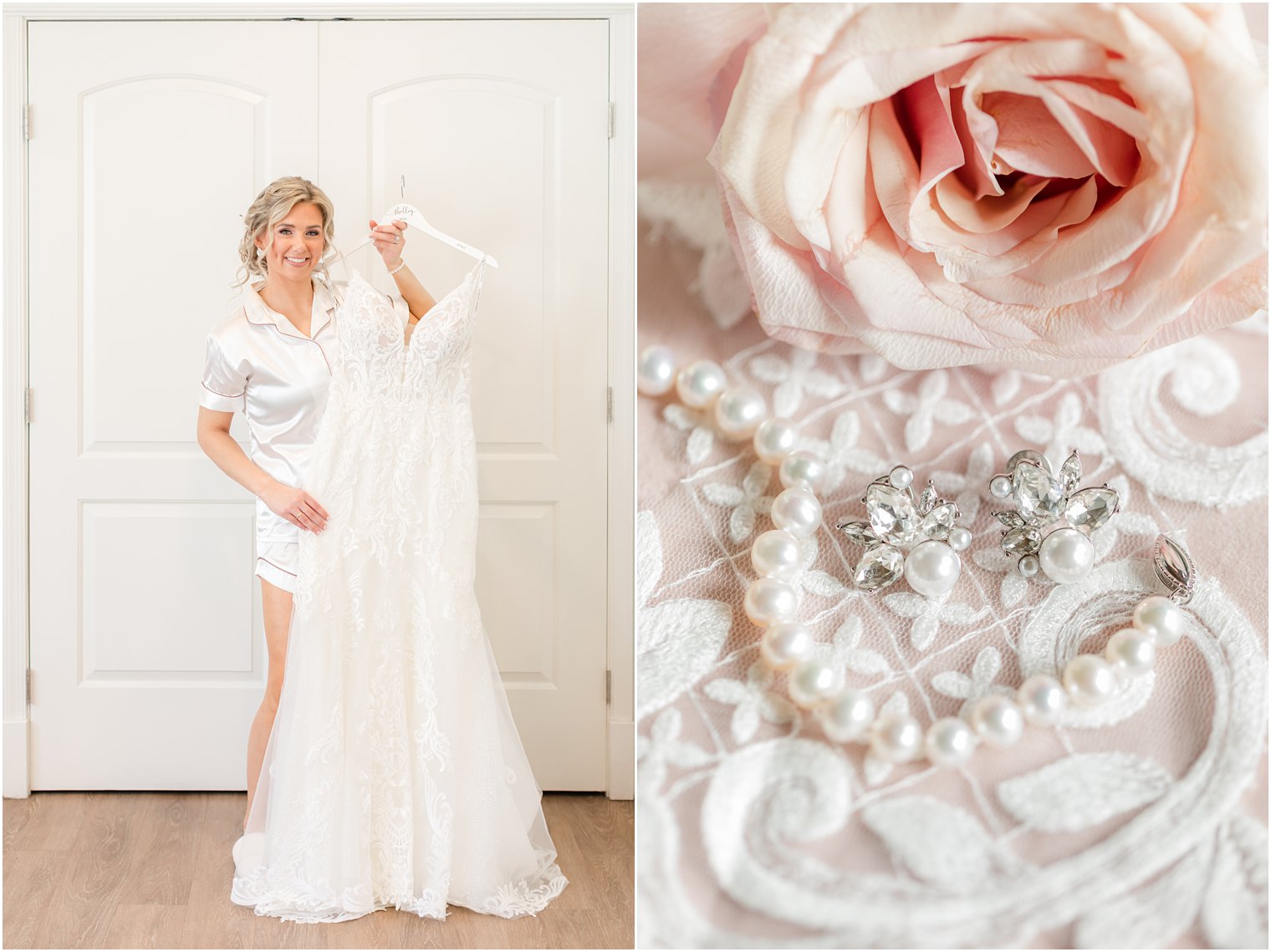 bride prep in the Vineyard Ballroom bridal suite at Renault Winery in Egg Harbor Twp NJ