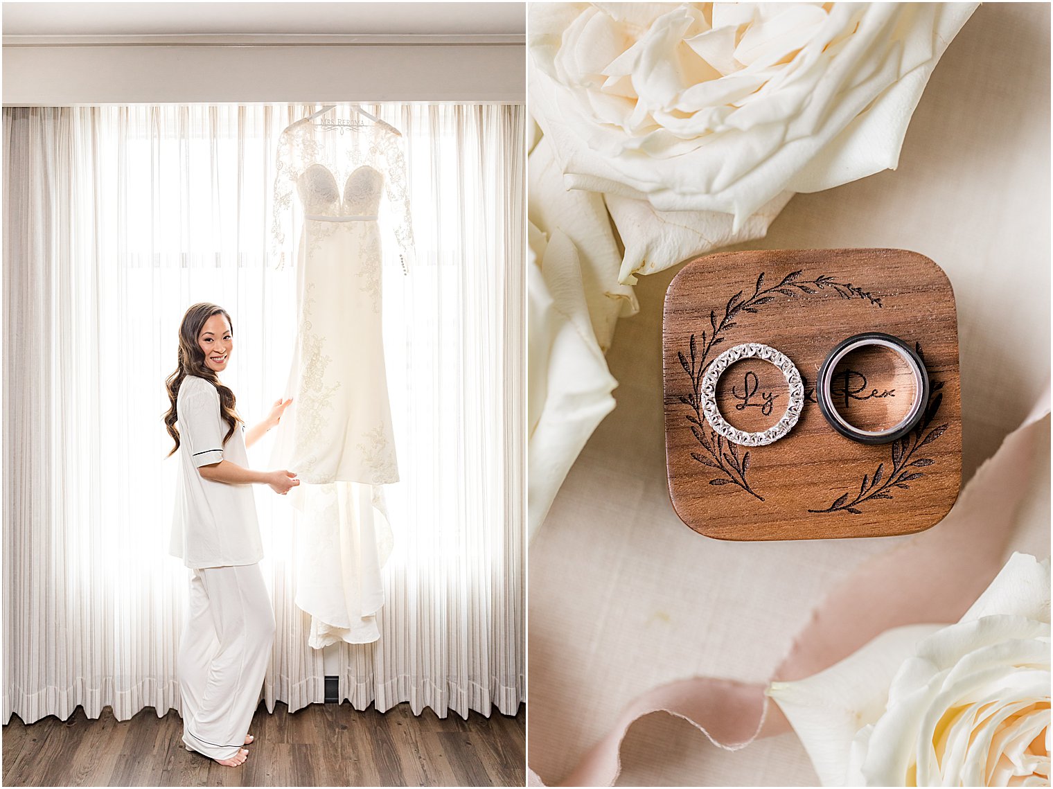 bride prepares for The Lodge at Stirling Ridge wedding