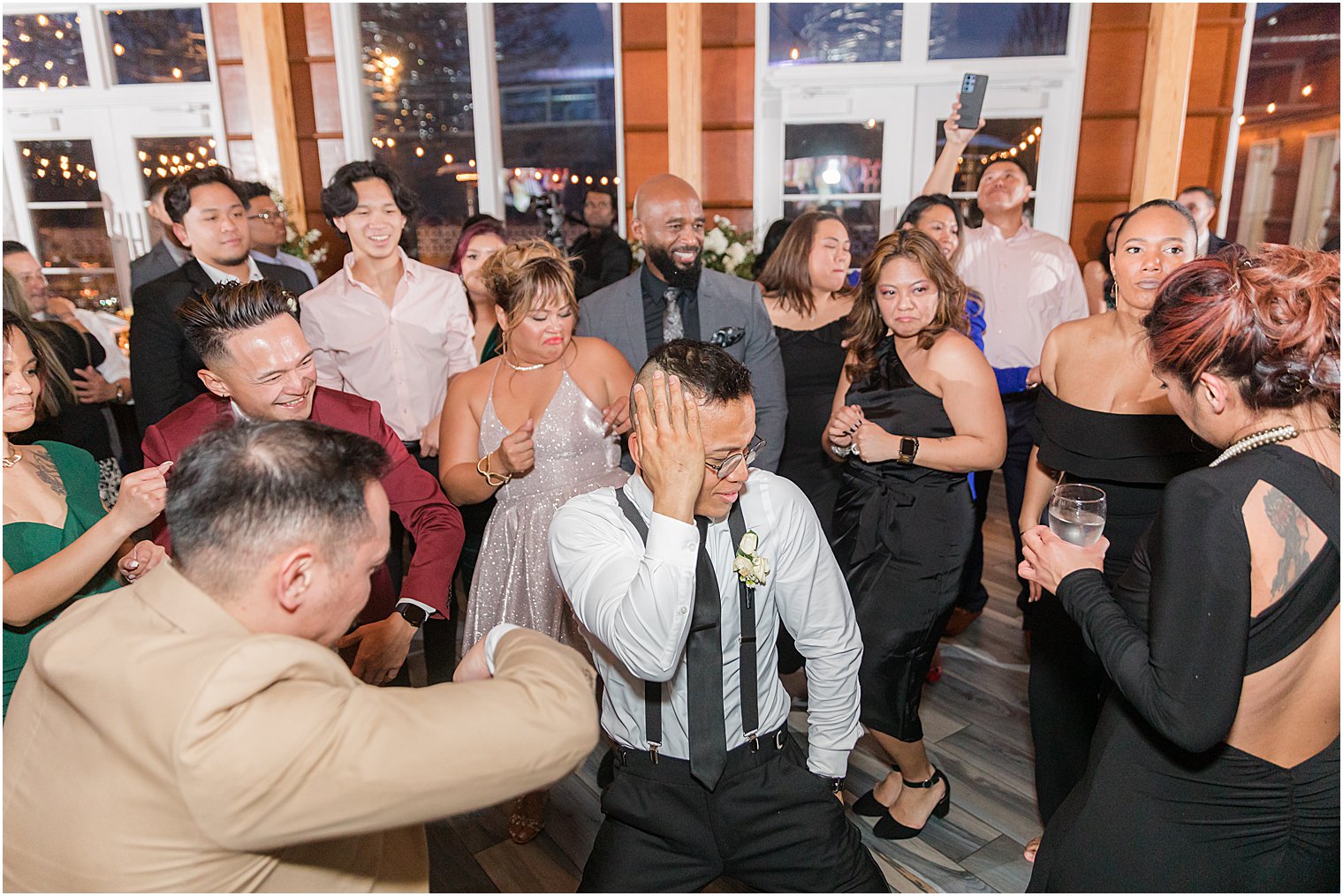 dance floor at NJ wedding reception