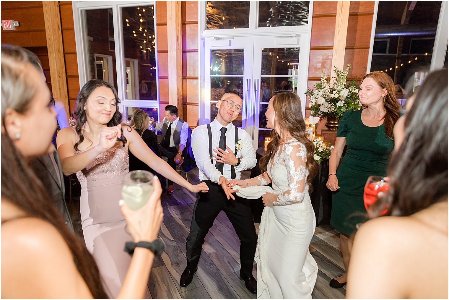dance floor at NJ wedding reception