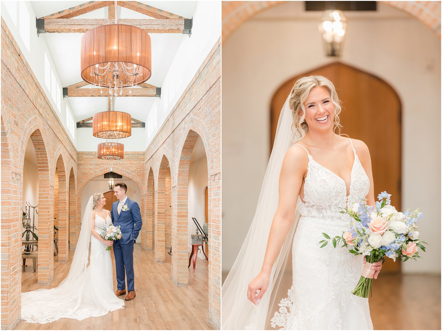 bride and groom at Renault Winery in Egg Harbor Township, NJ