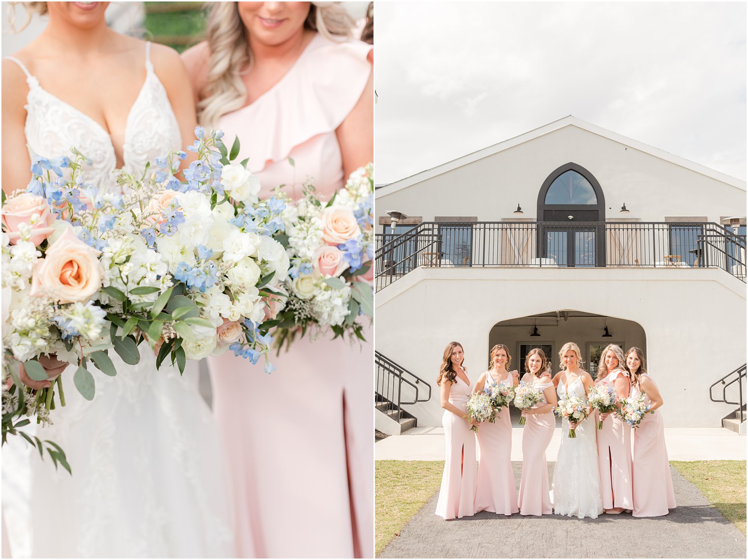 bridesmaids at Renault Winery 