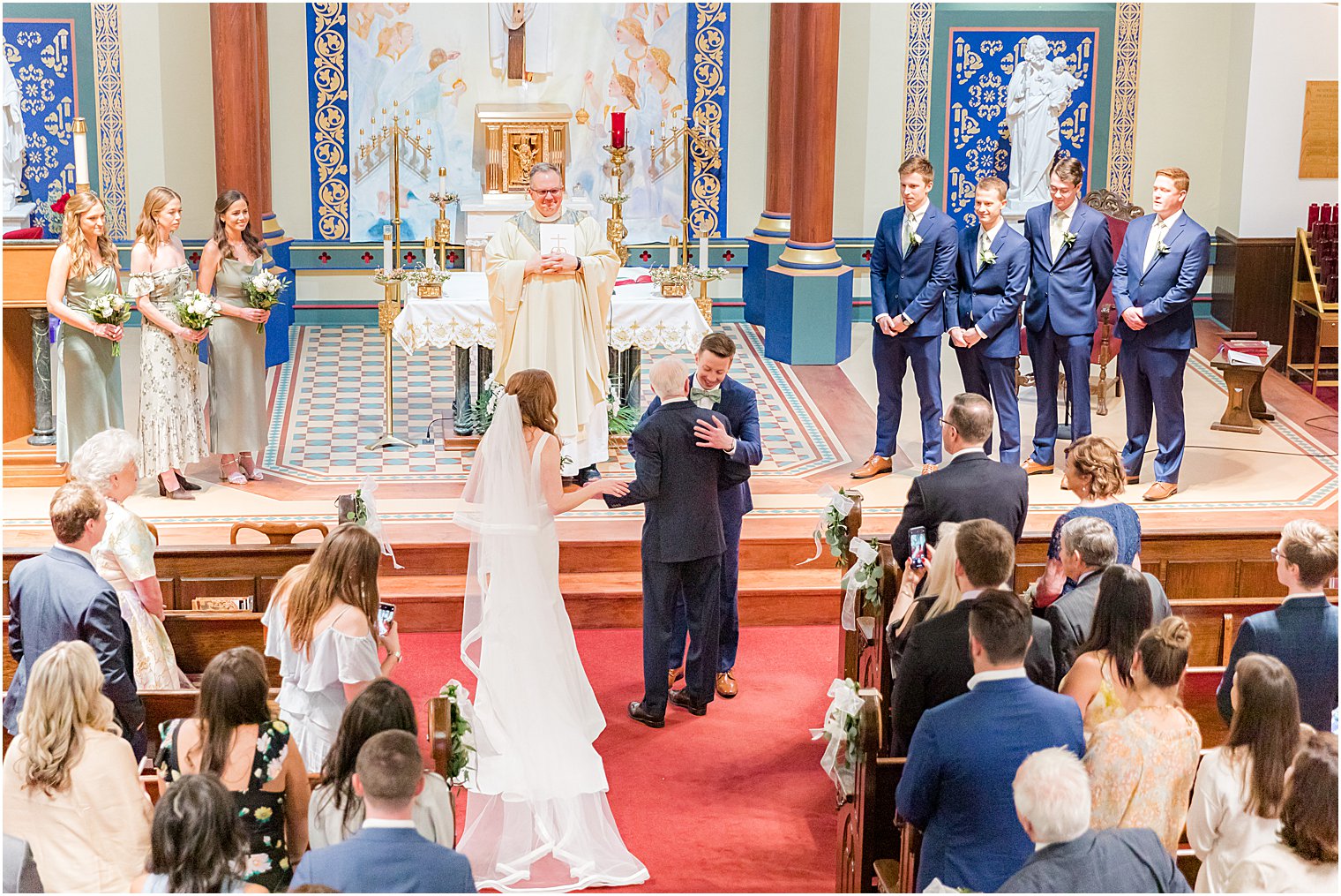 wedding ceremony at Avon-by-the-Sea