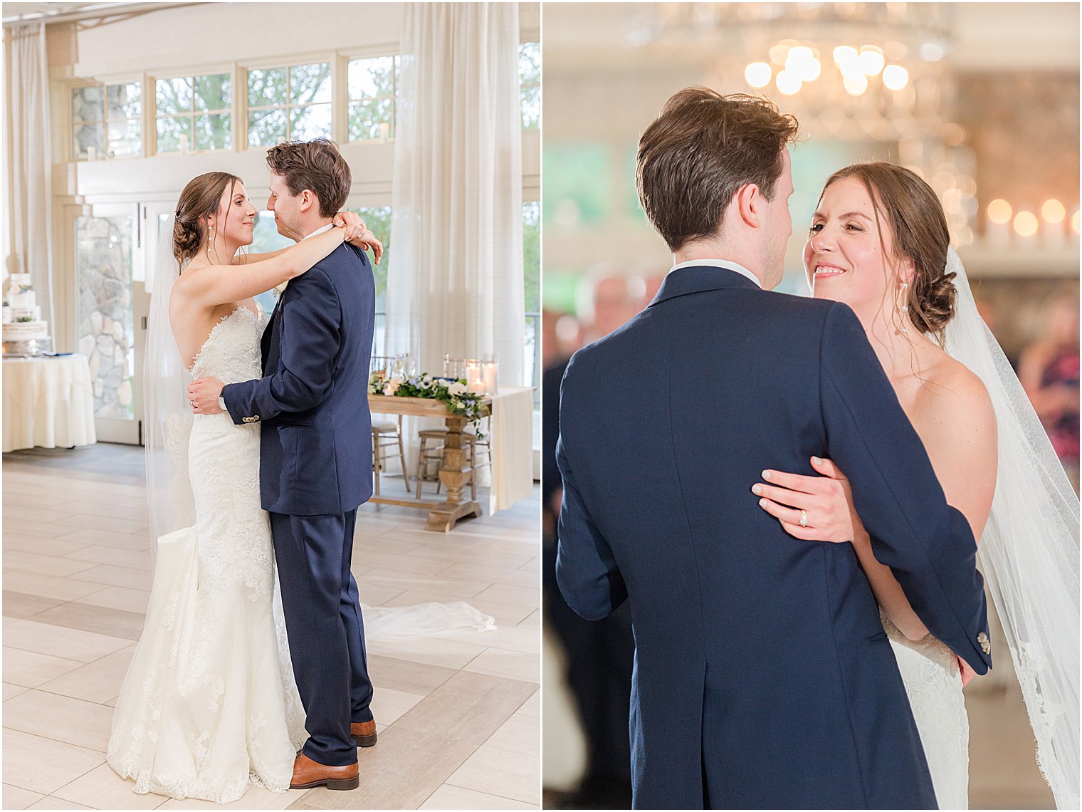 newlyweds have first dance during Franklin NJ wedding reception