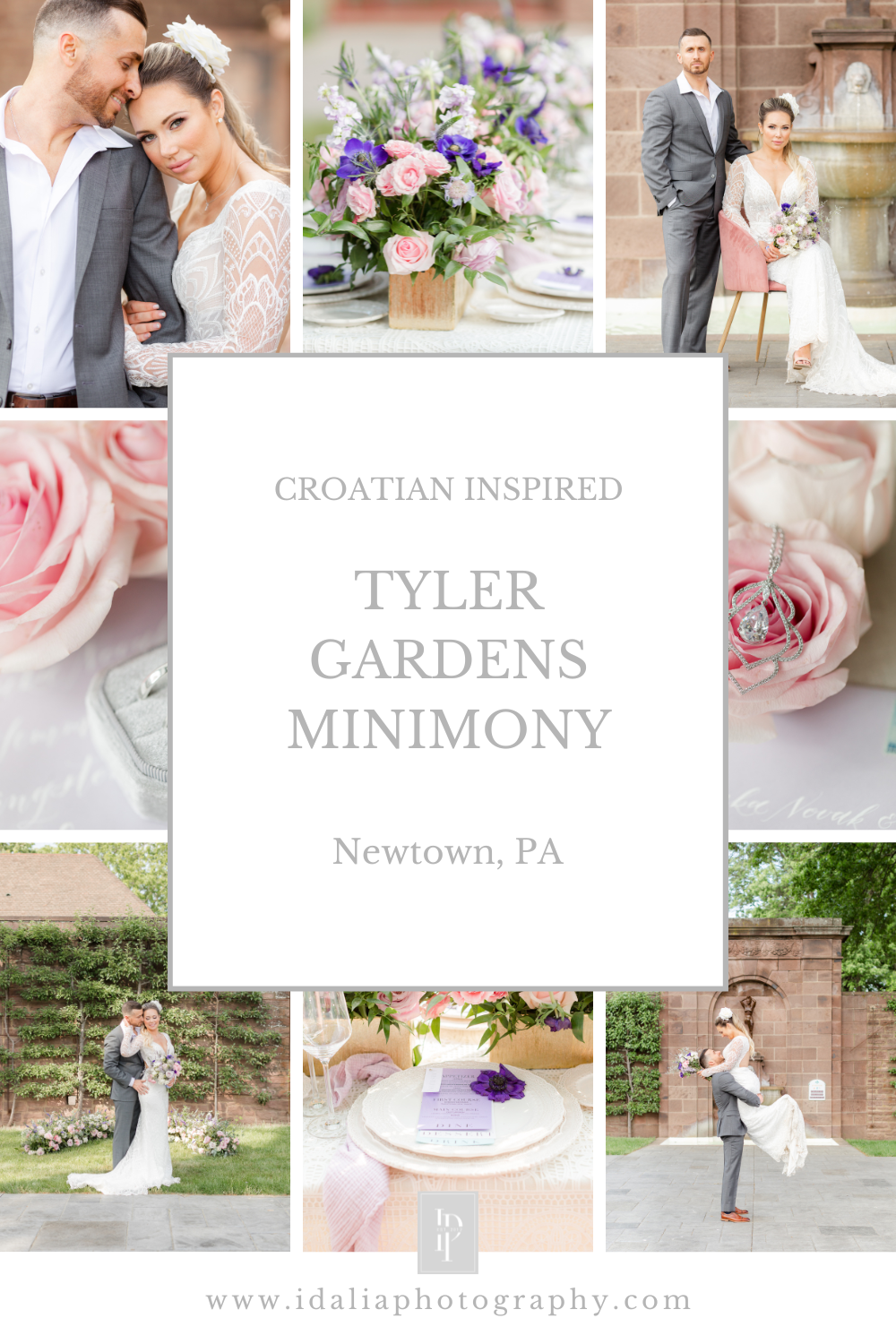 Wedding minimony at Tyler Gardens inspired by Croatian heritage and traditions planned by Dee Kay Events, featured on Destination I Do