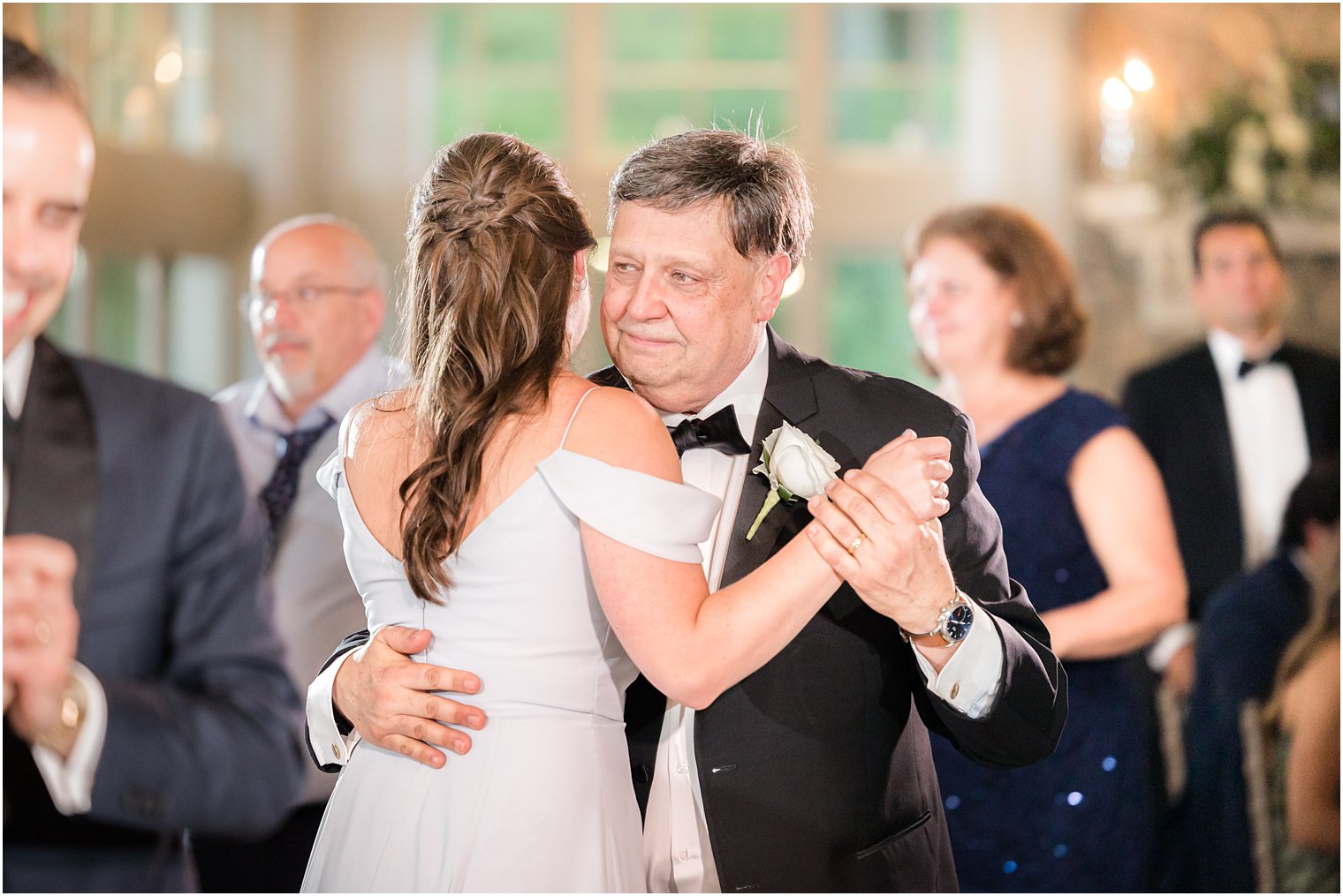 bride dances with dad during NJ wedding reception