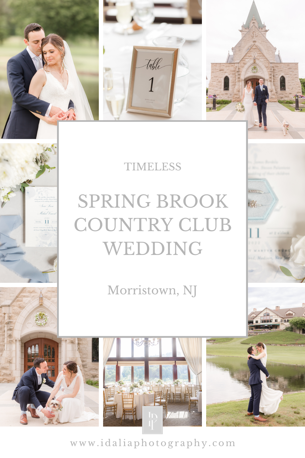 Spring Brook Country Club wedding in the summer with and a gelato station photographed by NJ wedding photographer Idalia Photography