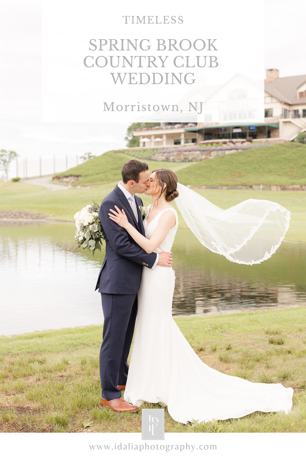 Spring Brook Country Club wedding in the summer with and a gelato station photographed by NJ wedding photographer Idalia Photography