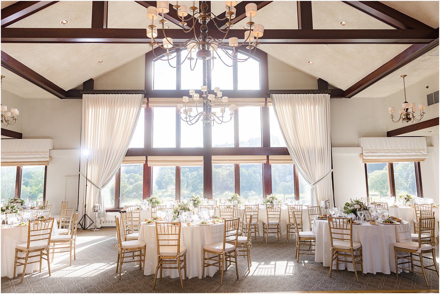 reception room at Spring Brook Country Club