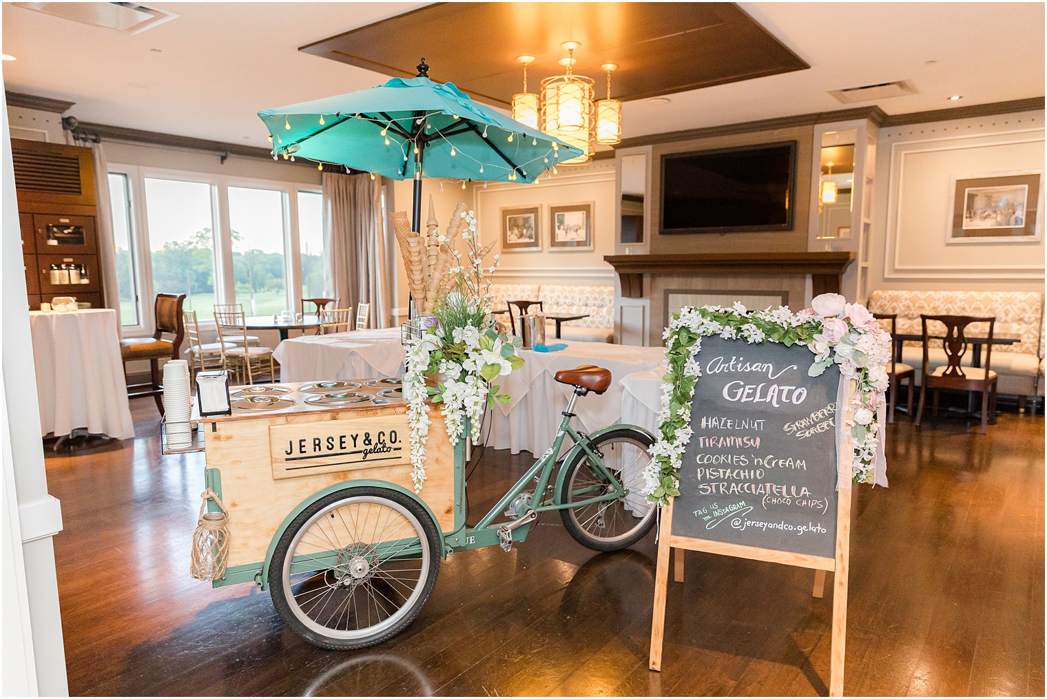 gelato truck at Spring Brook Country Club