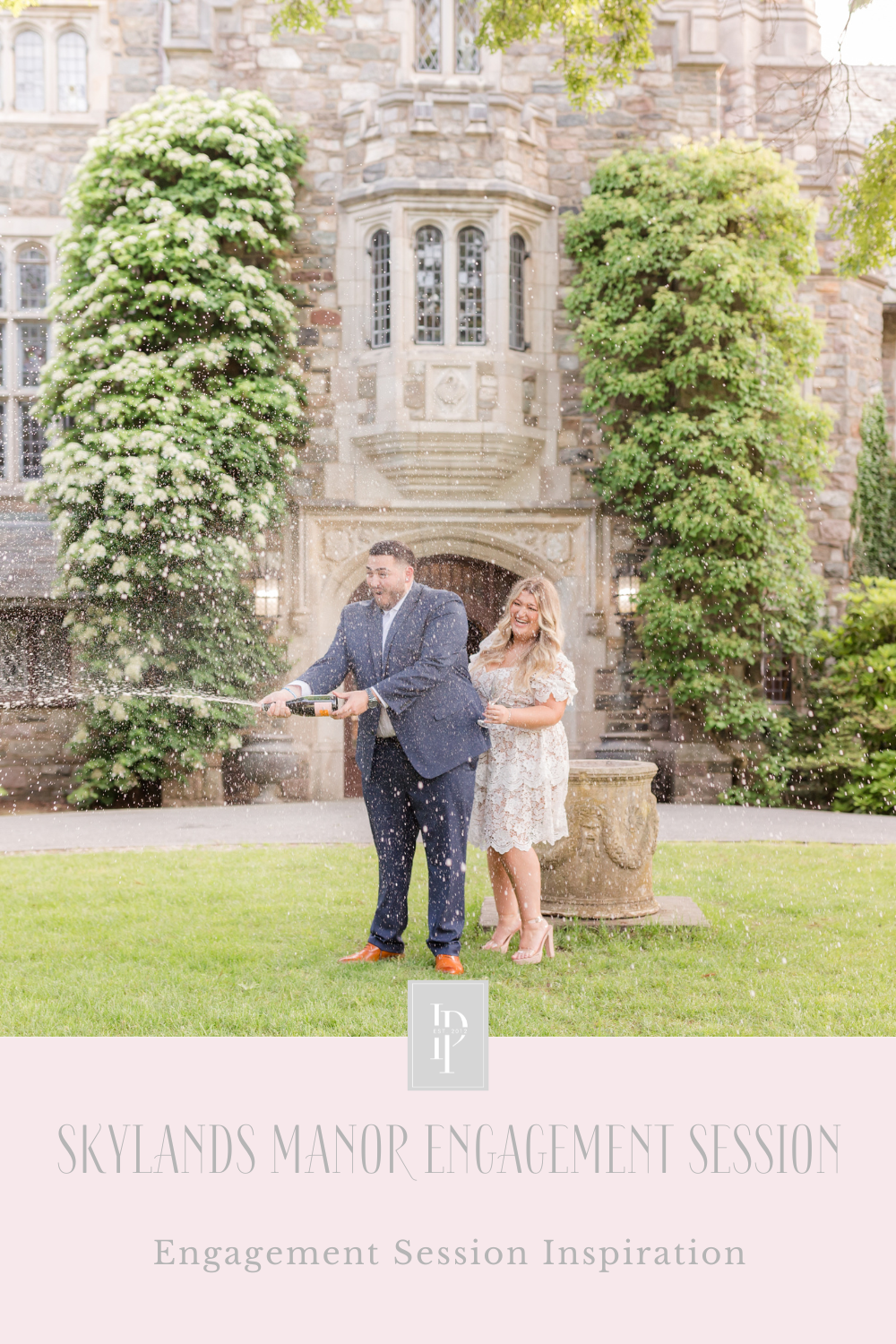 Summertime Skylands Manor engagement session with NJ wedding photographer Idalia Photography