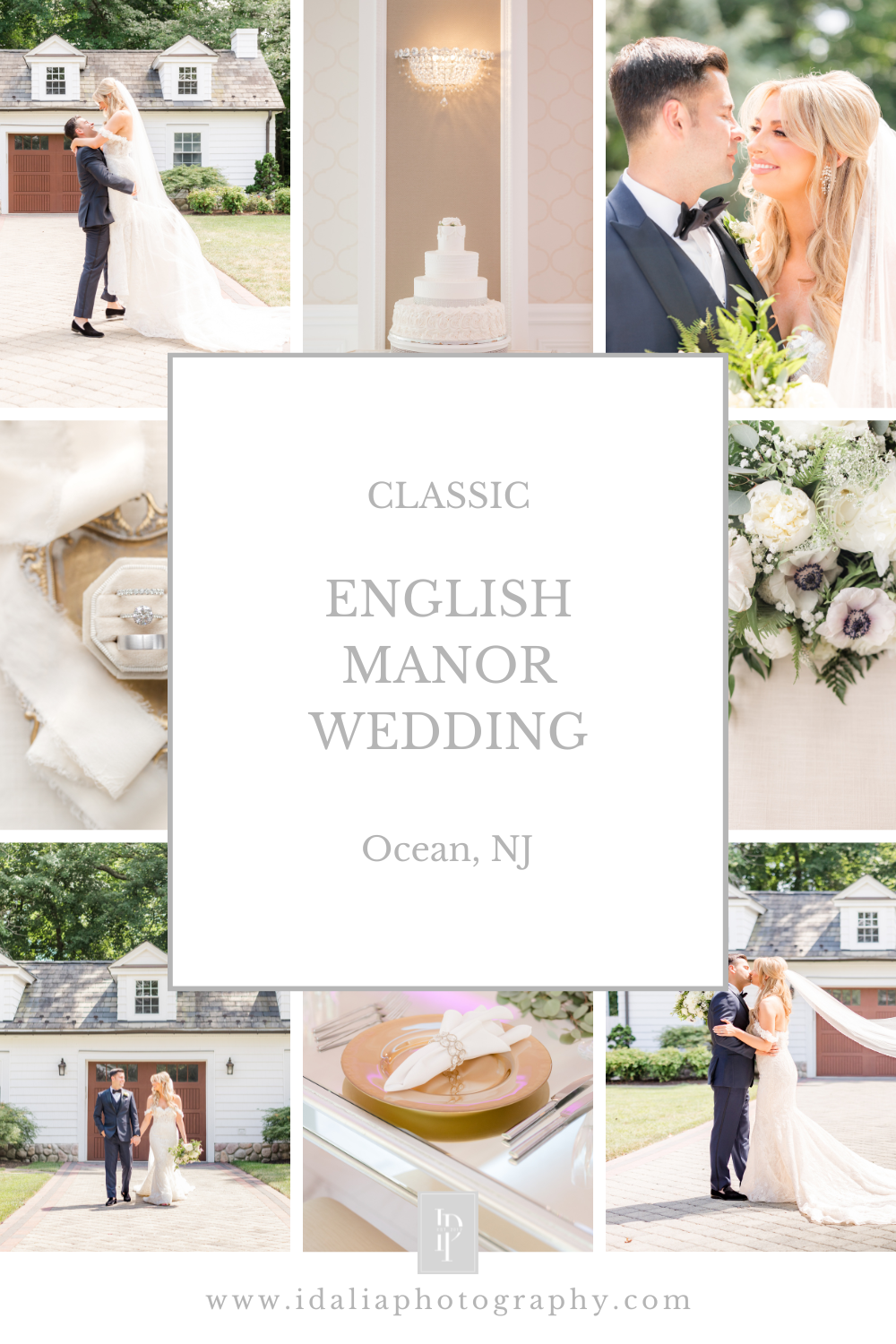 classic wedding day at The English Manor with champagne details